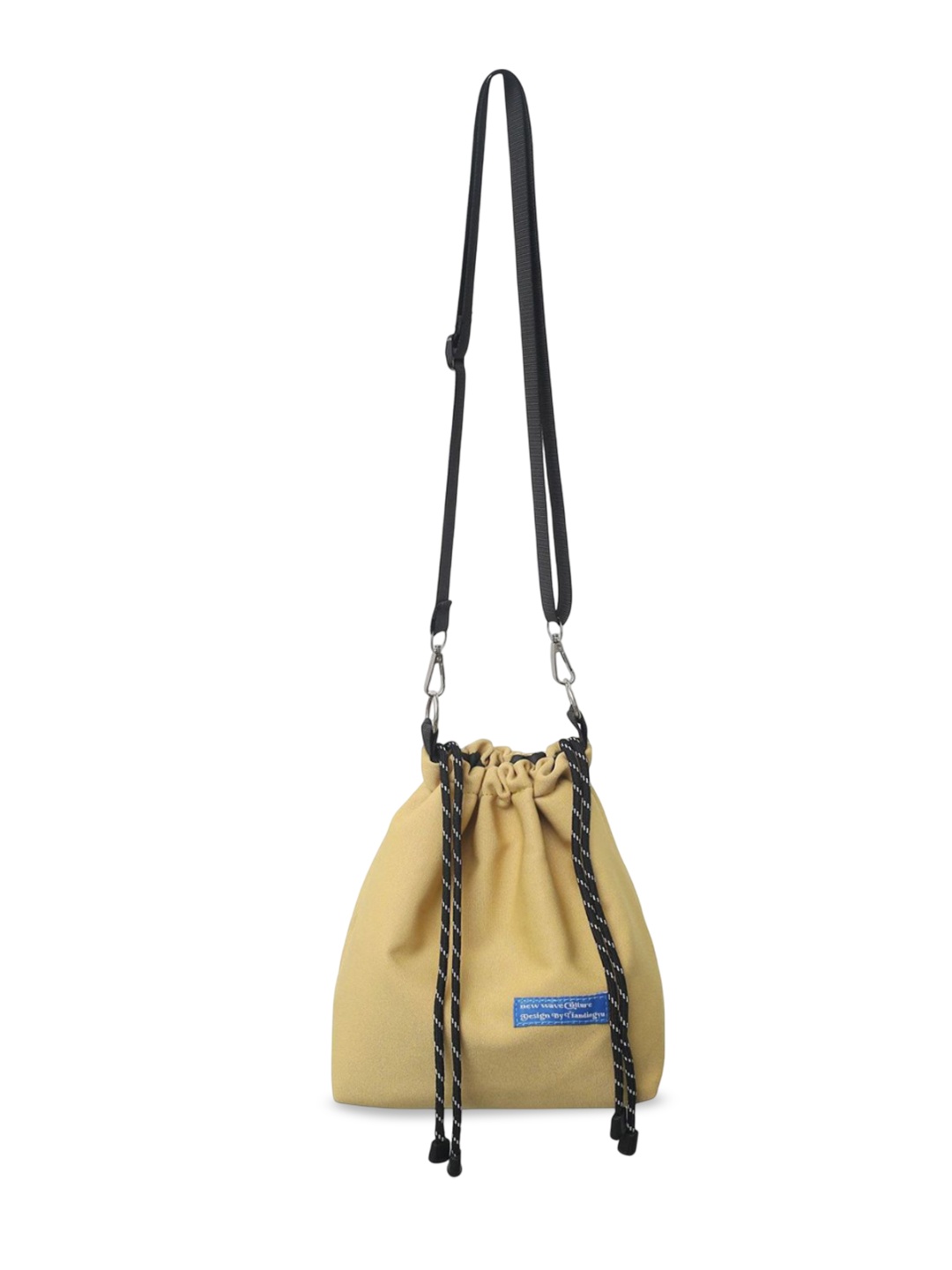 

StyleCast Yellow & Black Structured Side Bag