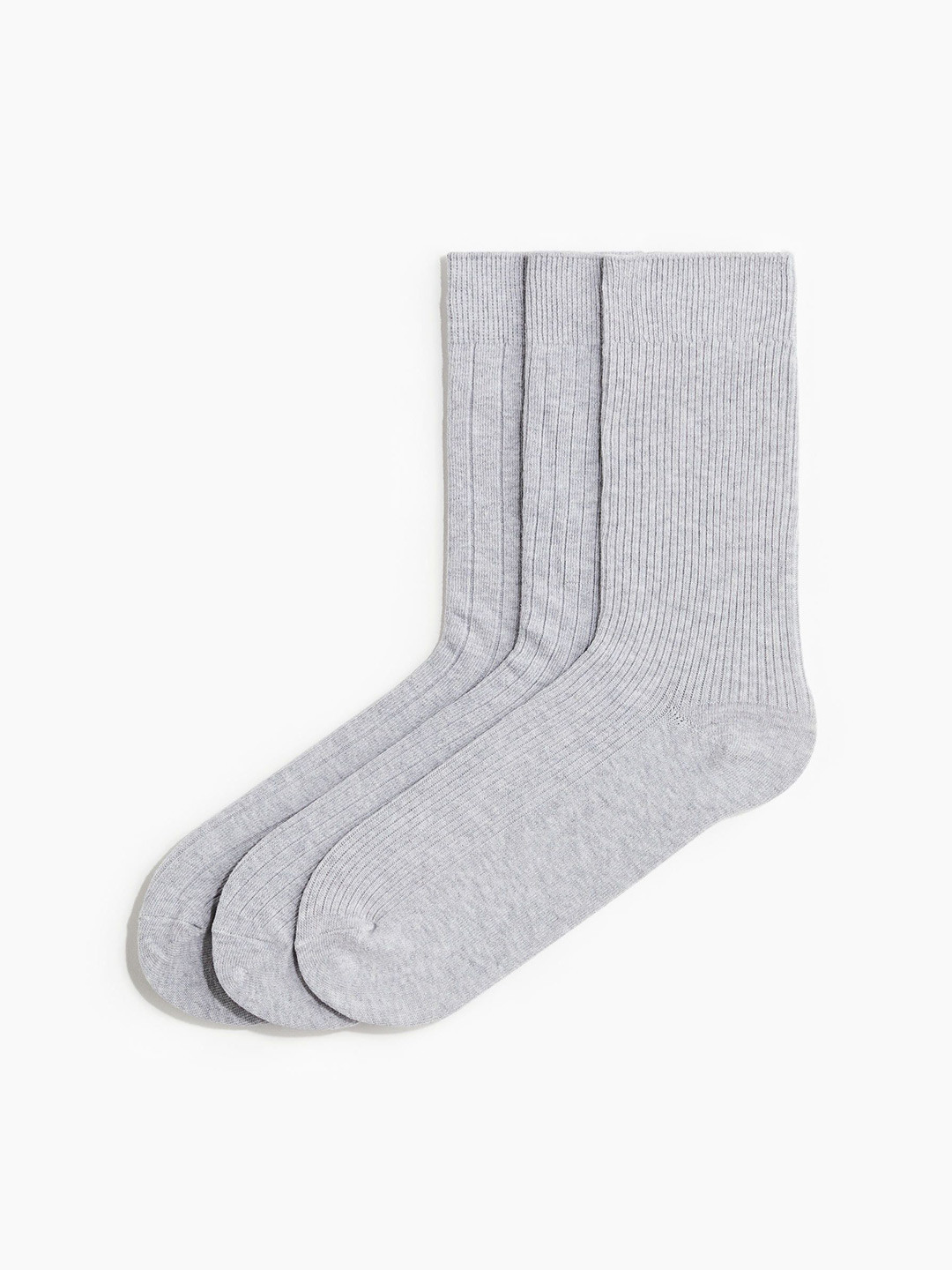 

H&M Men 3-Pack Socks, Grey