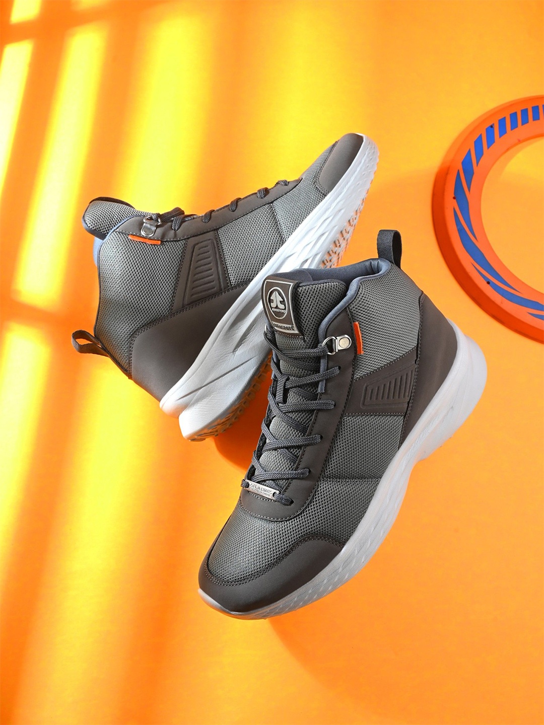 

OFF LIMITS Men Mesh Basketball Non-Marking Shoes, Grey