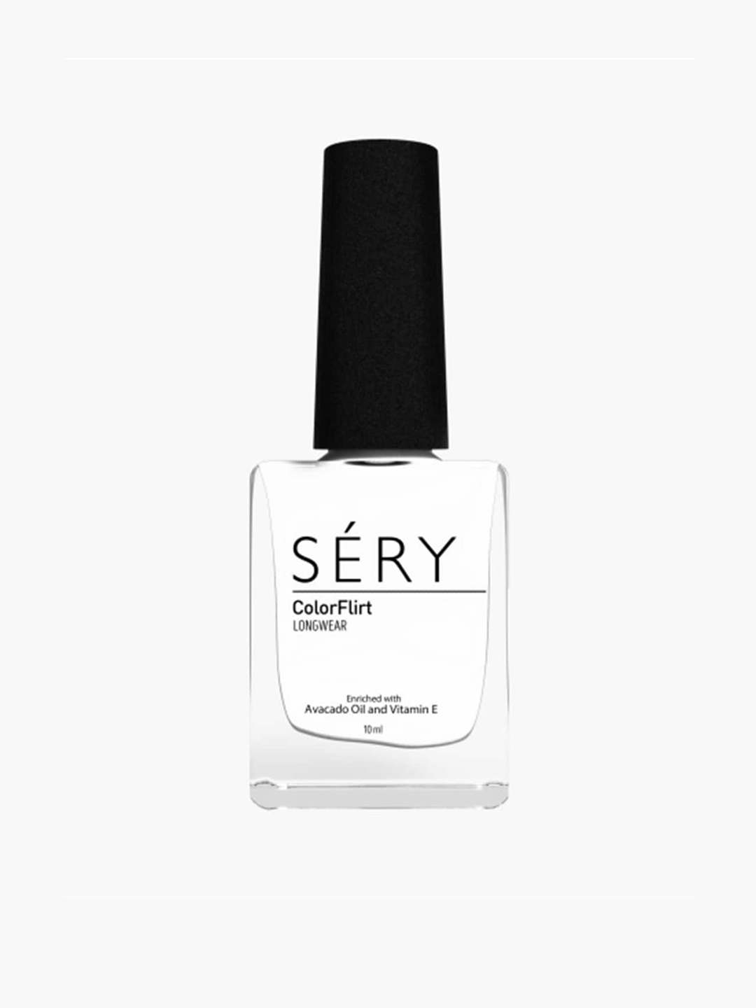 

SERY Color Flirt Longwear Nail Paint with Avocado Oil & Vitamin E - White Beauty