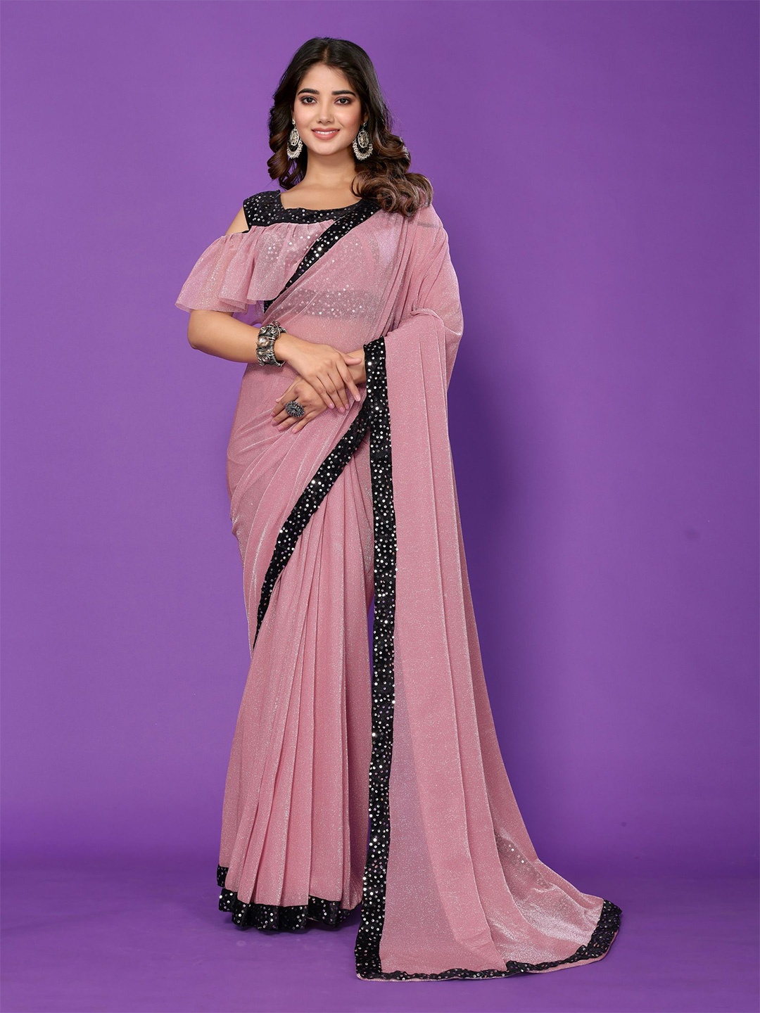 

VIJAYA VALLABH Saree, Pink