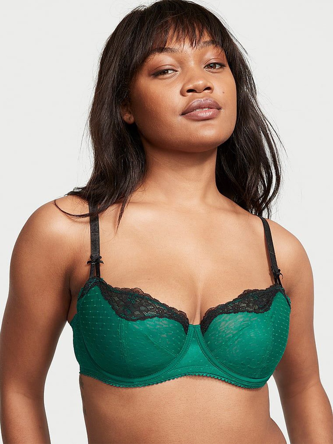 

Victoria's Secret Abstract Bra Medium Coverage Underwired, Green