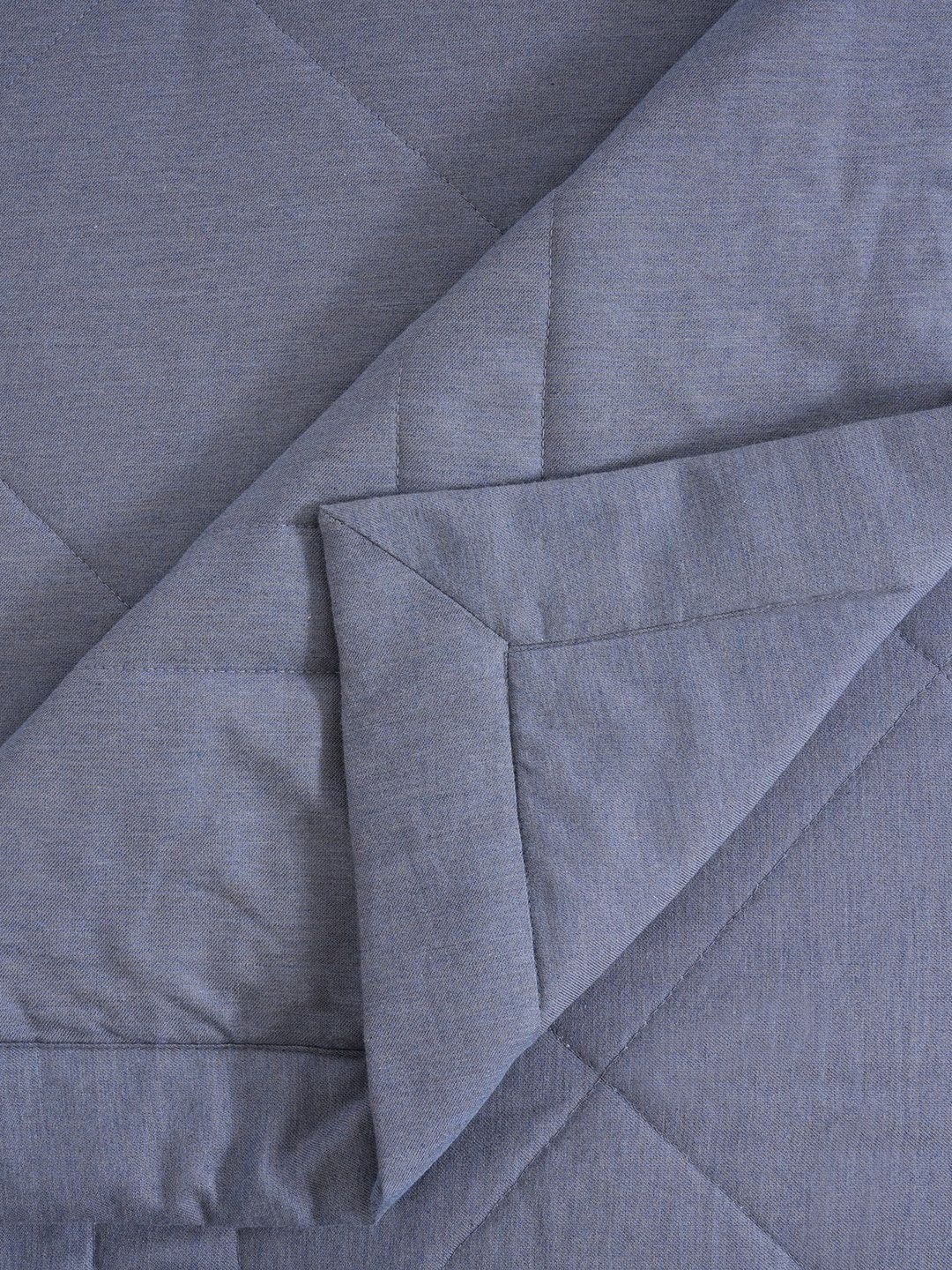 

MASPAR Cotsmere Emmie Blue 110 GSM Cotton Single Bed Quilts