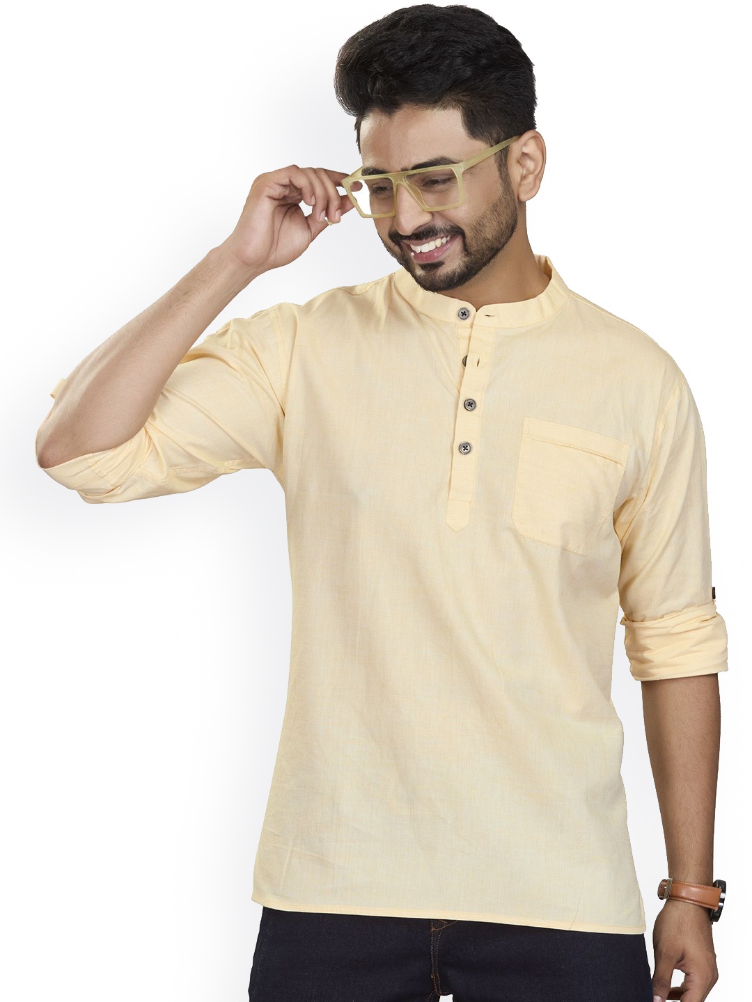 

Authentics Men Kurta, Beige
