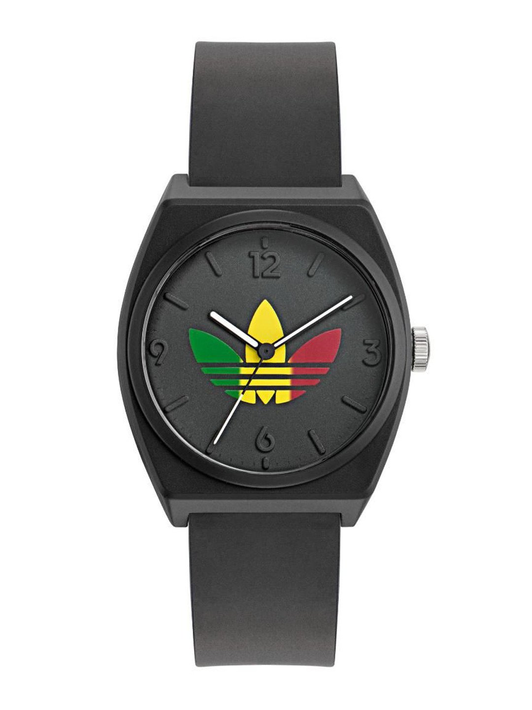 

ADIDAS Originals Unisex Brass Dial & Straps Analogue Watch AOST24071, Black