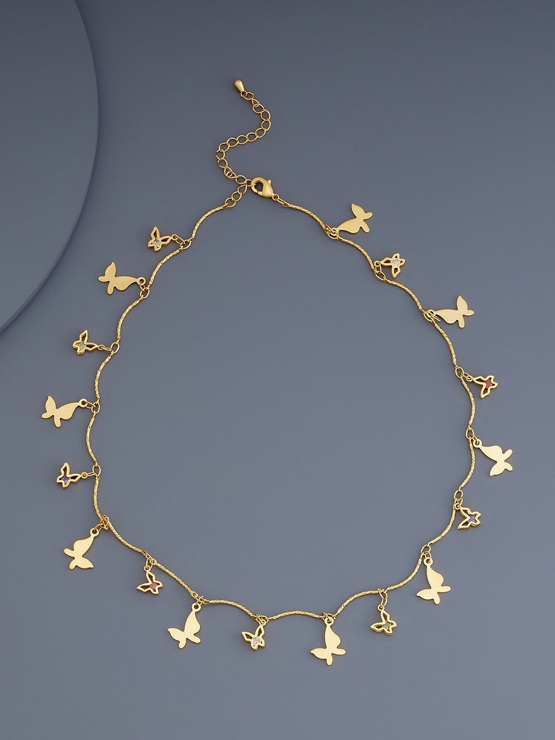 

Kushal's Fashion Jewellery Copper Gold-Plated Necklace