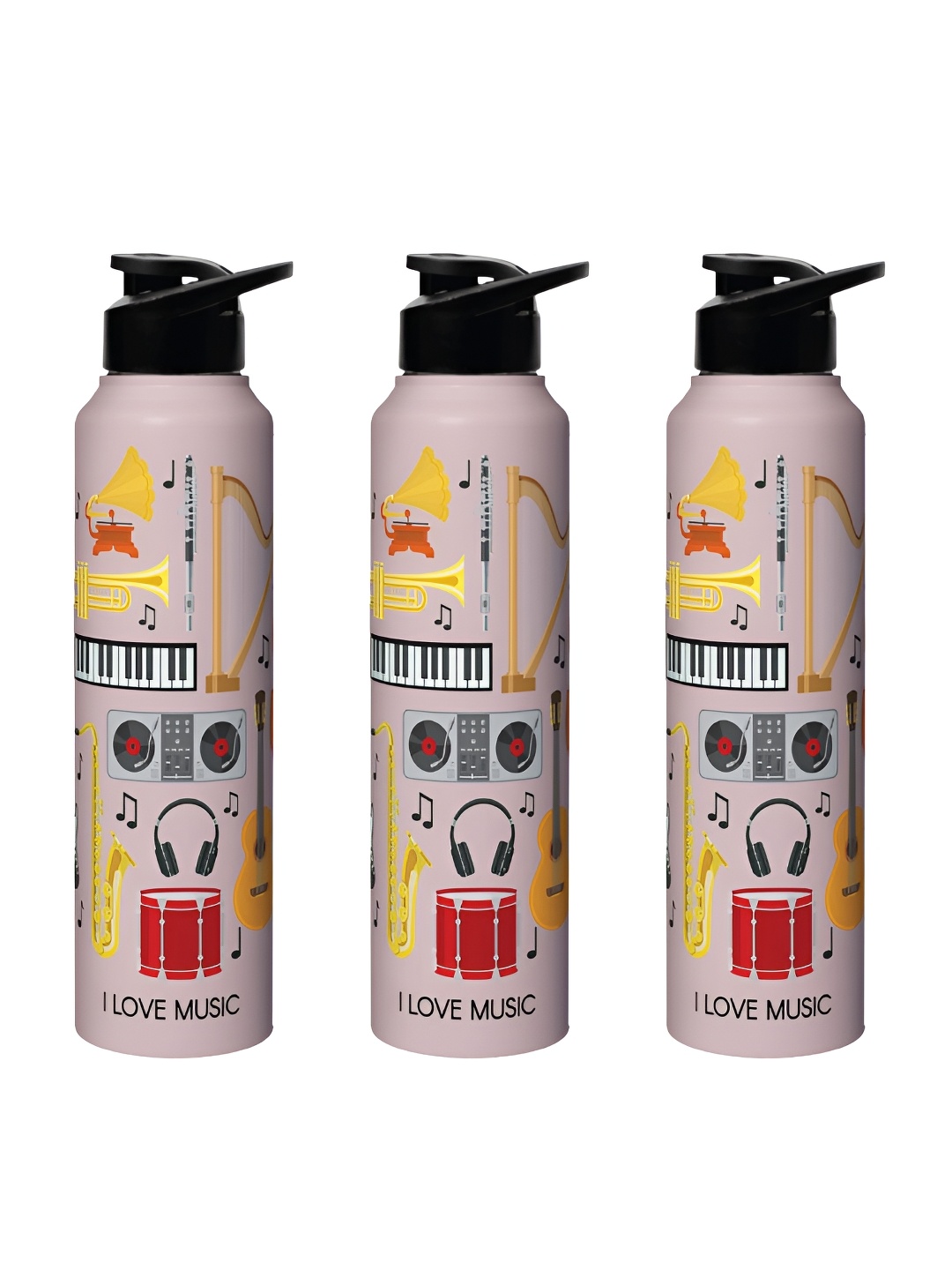 

Speedex Multicoloured Single Stainless Steel Solid Water Bottle, Multi