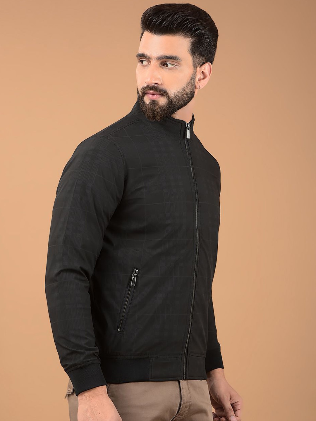 

Crimsoune Club Men Lightweight Bomber Jacket, Black