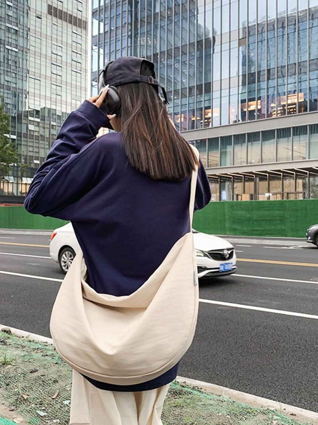 

StyleCast Structured Side Bag, White