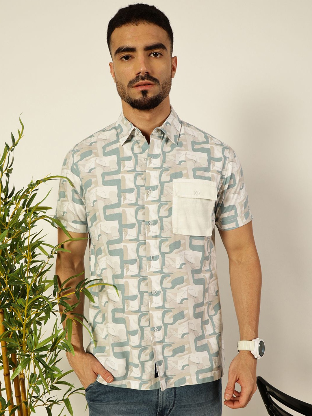 

VALEN CLUB Men Premium Slim Fit Opaque Casual Shirt, Blue