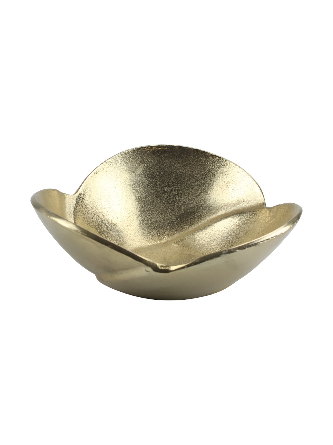 

Hind Decor Textured Flower Decorative Bowl, Gold