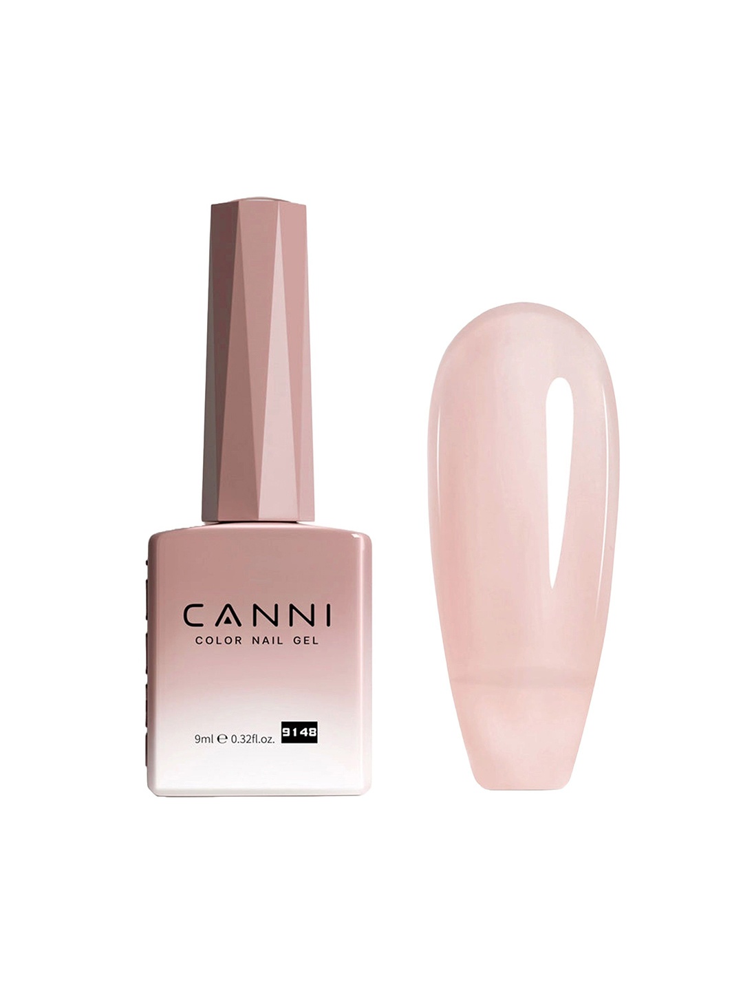 

CANNI Hema Free UV Jelly Color Gel Nail Polish - 9 ml - 9148, Pink