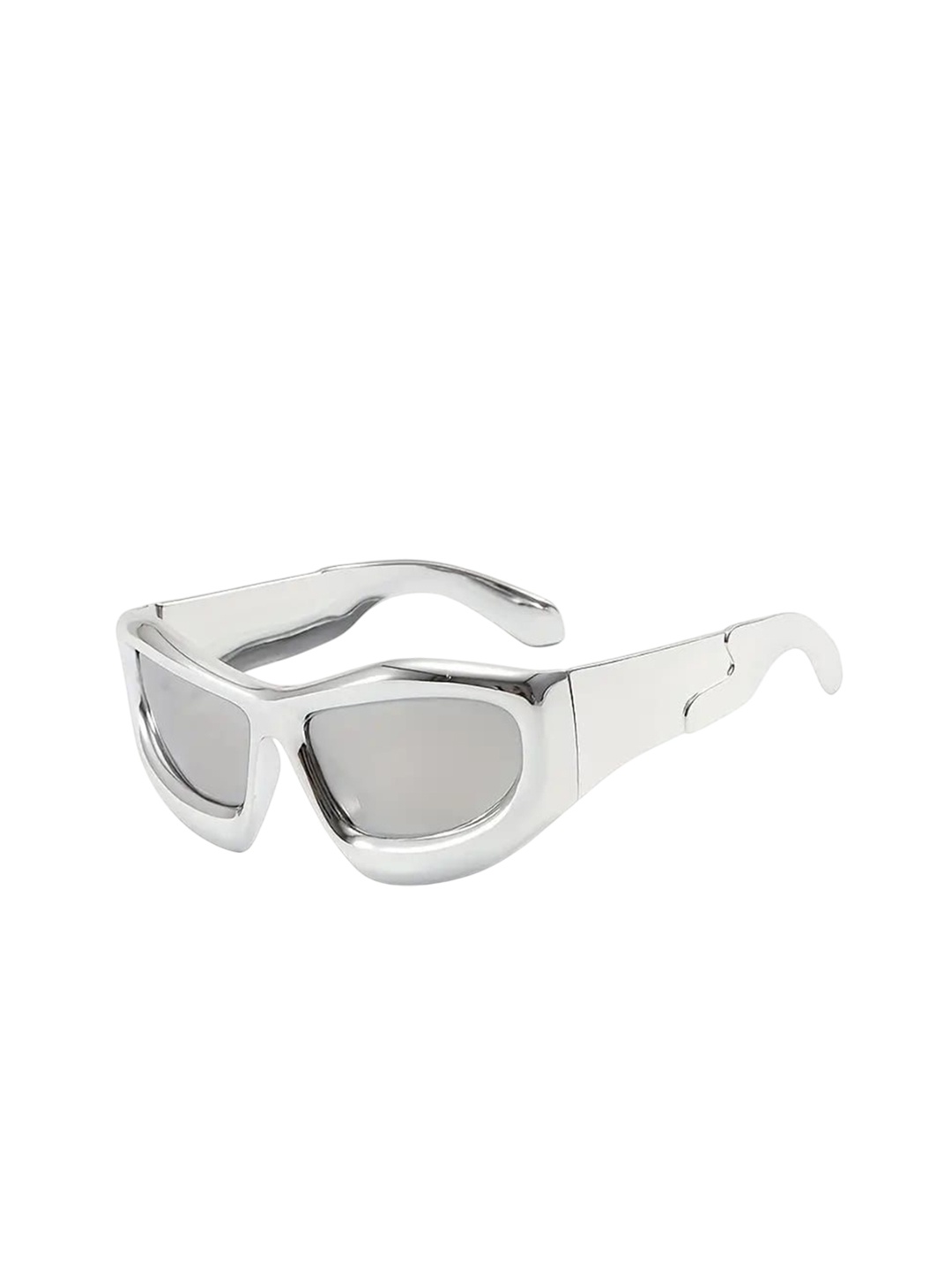 

Project Shades Unisex Oversized Sunglasses with UV Protected Lens, Transparent