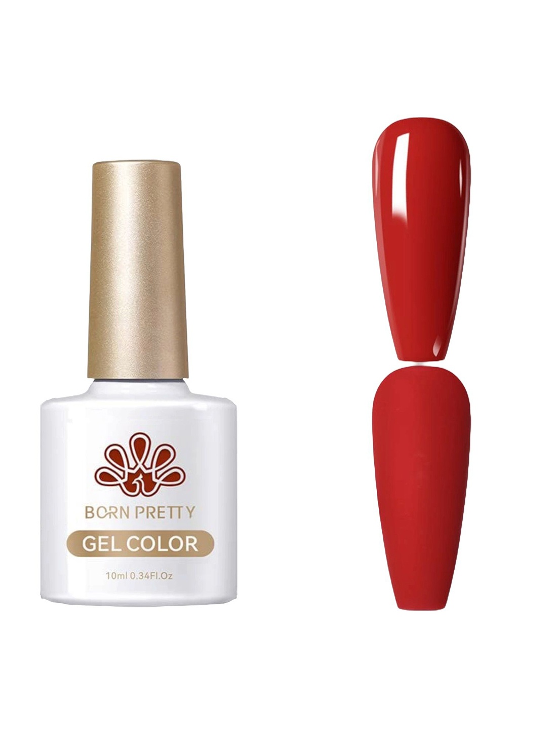 

BORN PRETTY Christmas Snow Queen Gel Nail Polish - 10 ml - SQ04, Red