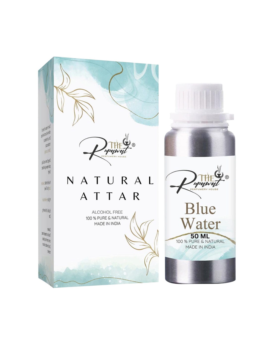 

THE RUPAWAT Perfumery House Blue Water Attar- 50 ml, Transparent