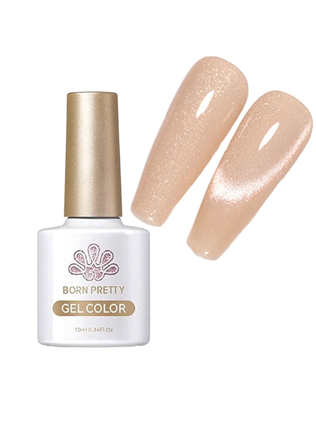 

BORN PRETTY Snowlight Magnetic Long Lasting Gel Nail Polish 10ml - SM03, Nude