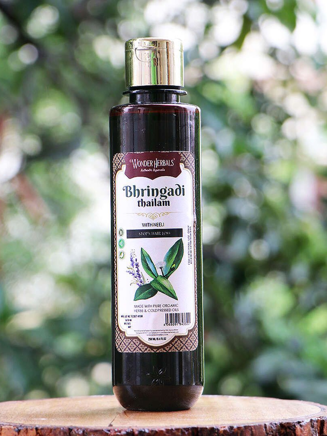 

WONDER HERBALS Bringadi Hair Oil With Neeli - 250 ml, Green