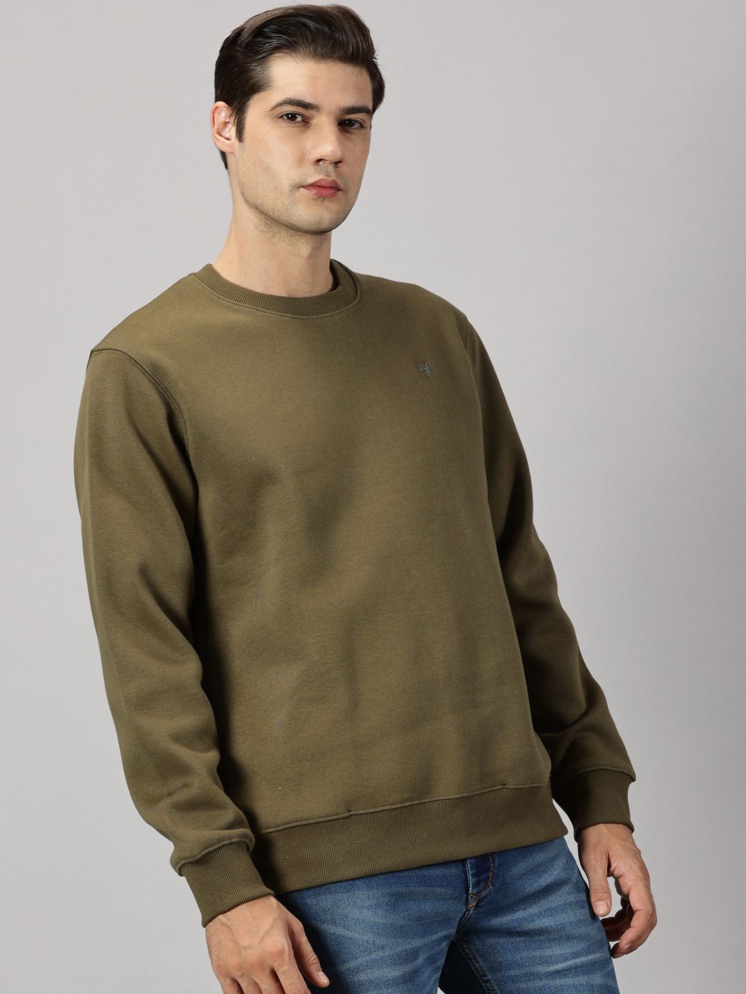

BLACK BUCK Men Sweatshirt, Olive