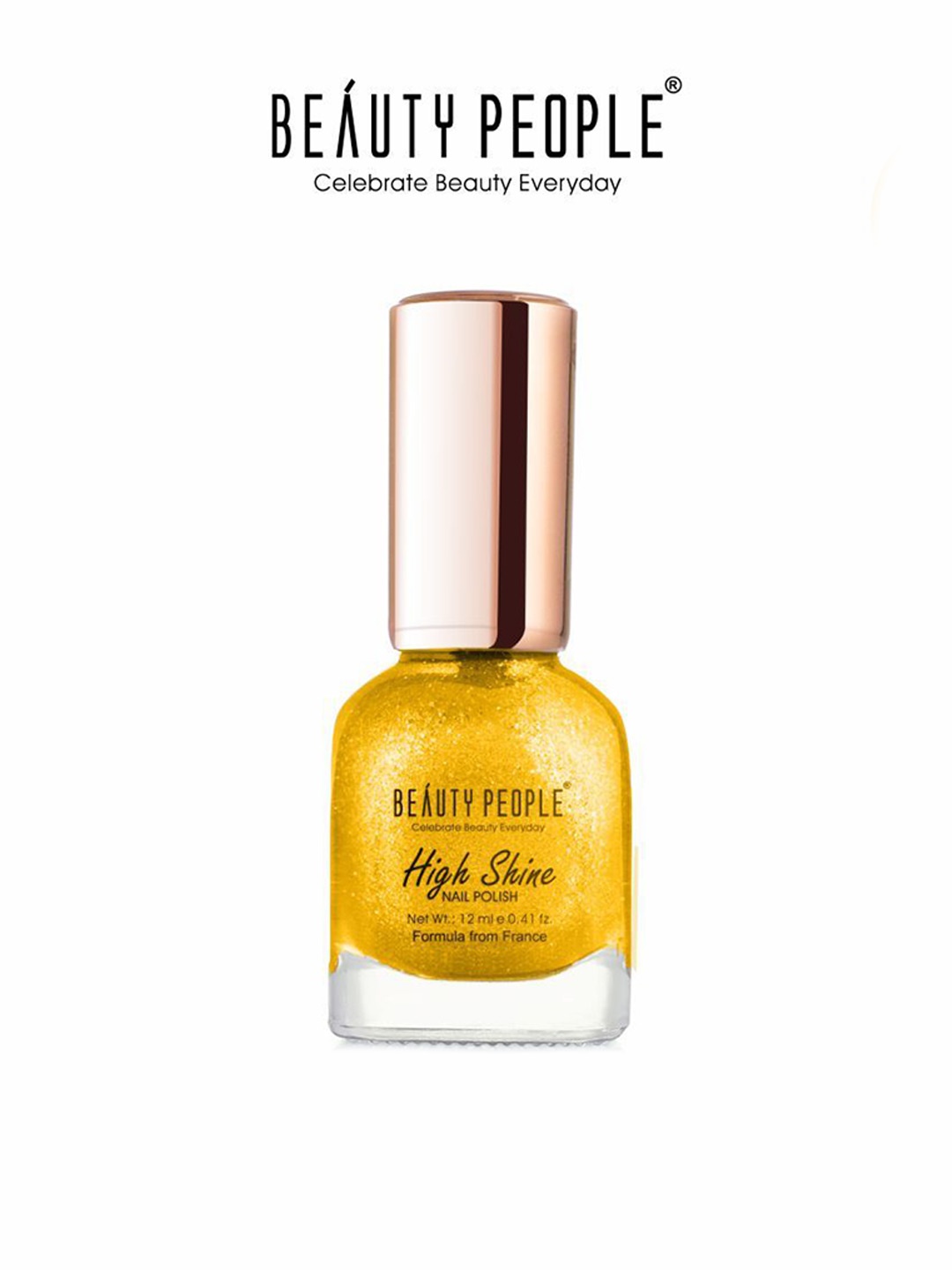 

Beauty People High Shine Nail Polish Shade Get Me Gold-12 ml, Yellow