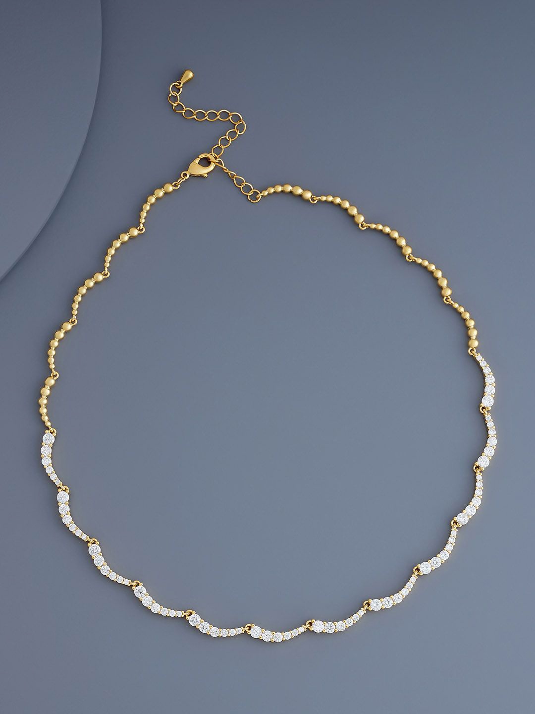 

Kushal's Fashion Jewellery Copper Gold-Plated Necklace
