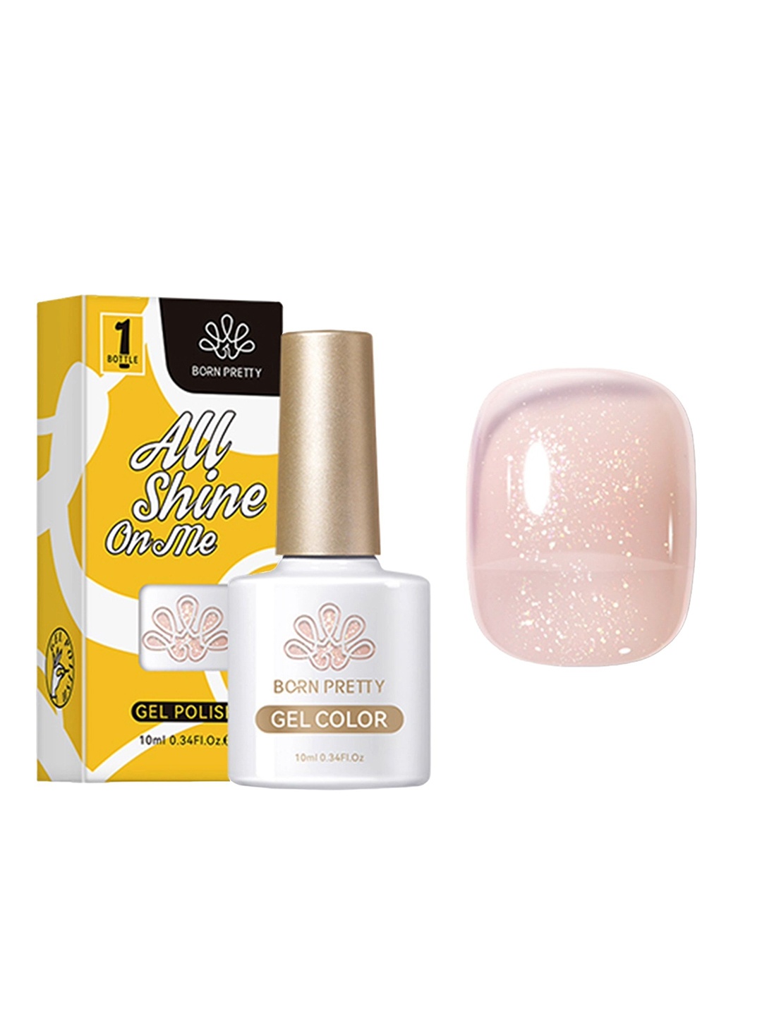 

BORN PRETTY Gel Nail Polish -10ml - JN62, Nude