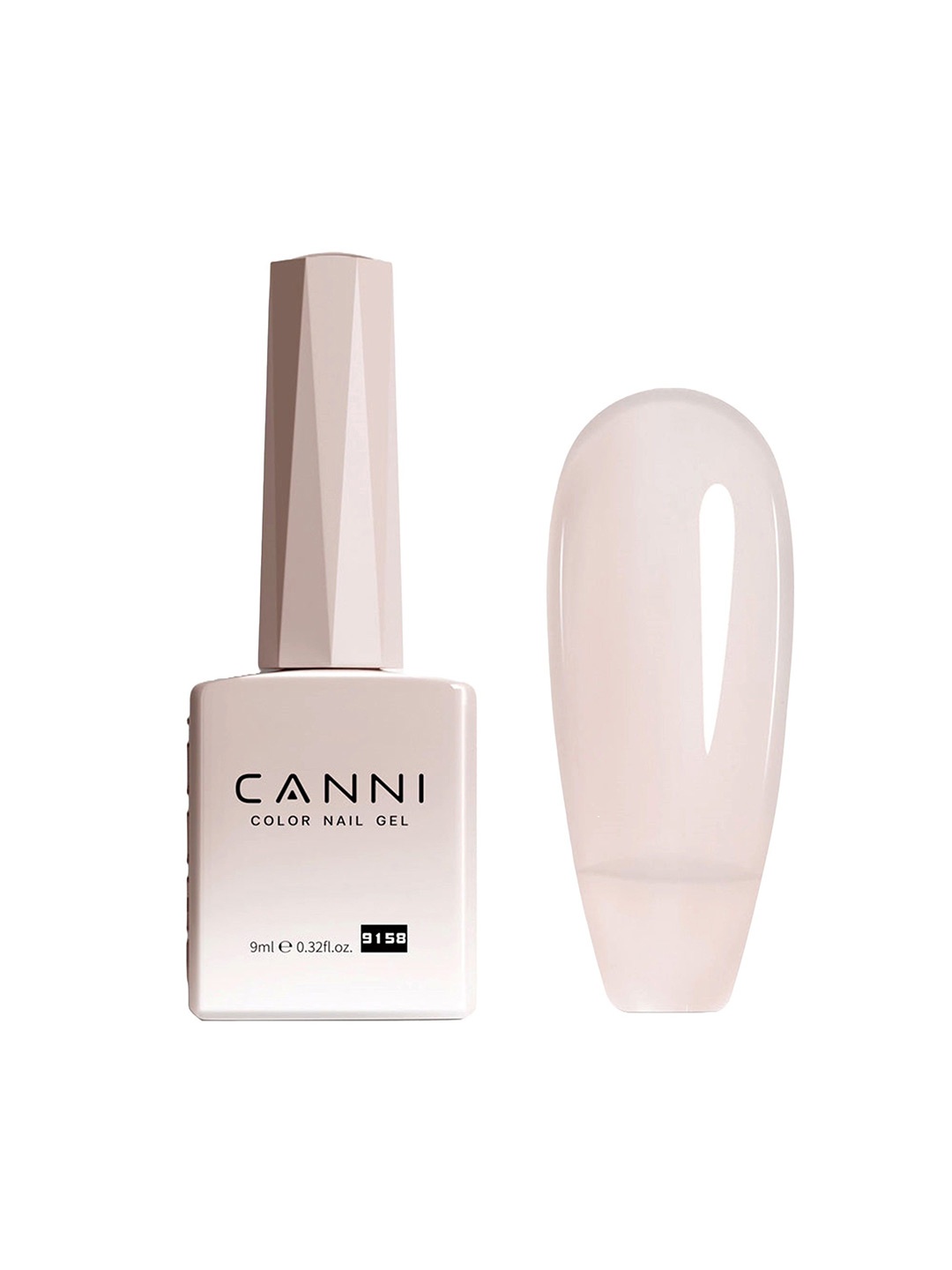 

CANNI Hema Free UV Jelly Color Gel Nail Polish - 9 ml - 9158, Pink