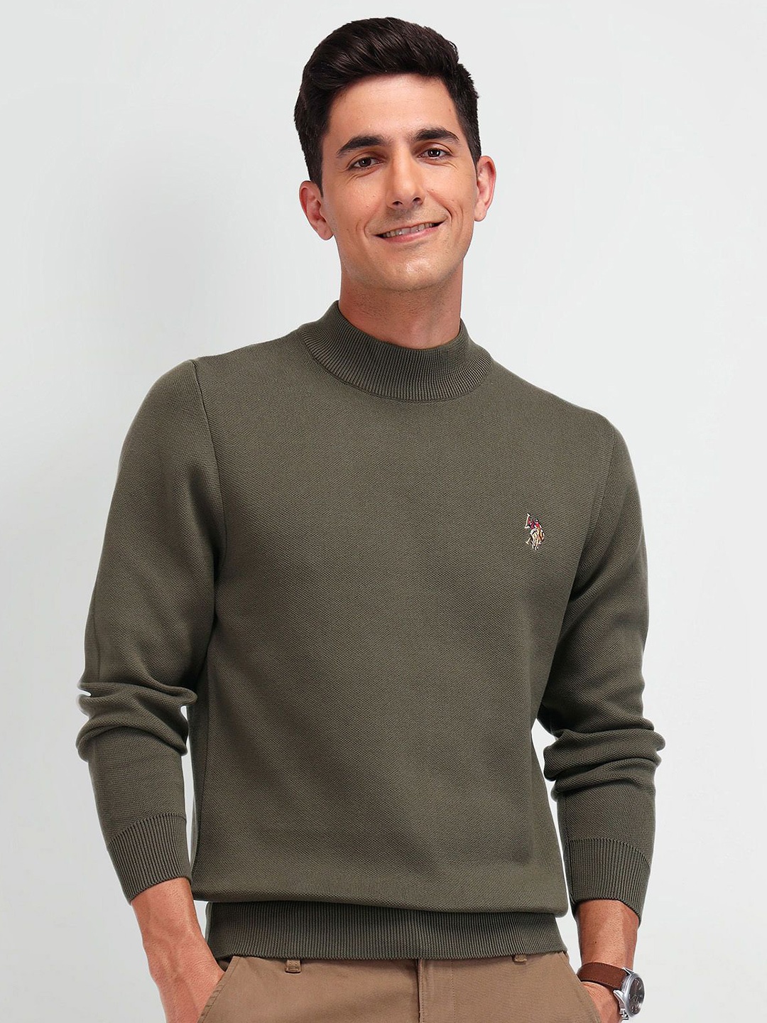

U.S. Polo Assn. Denim Co. Men Pullover, Green