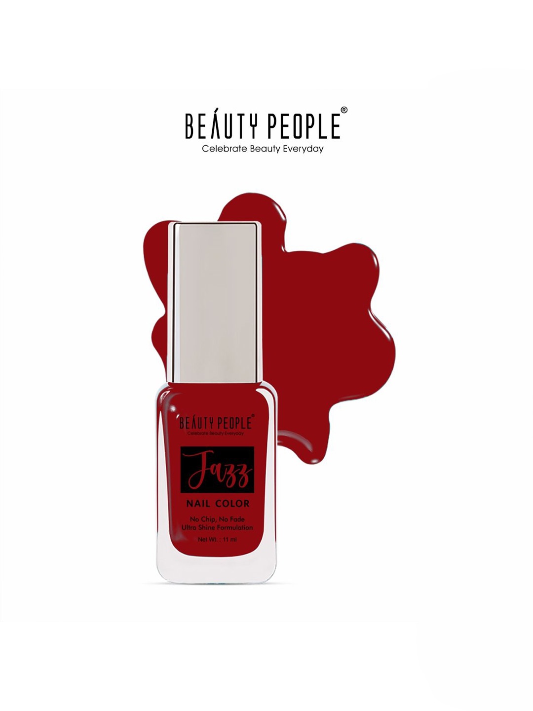 

Beauty People Jazz Nail Color With Ultra Shine Formula 11ml - Oh La Red BP19