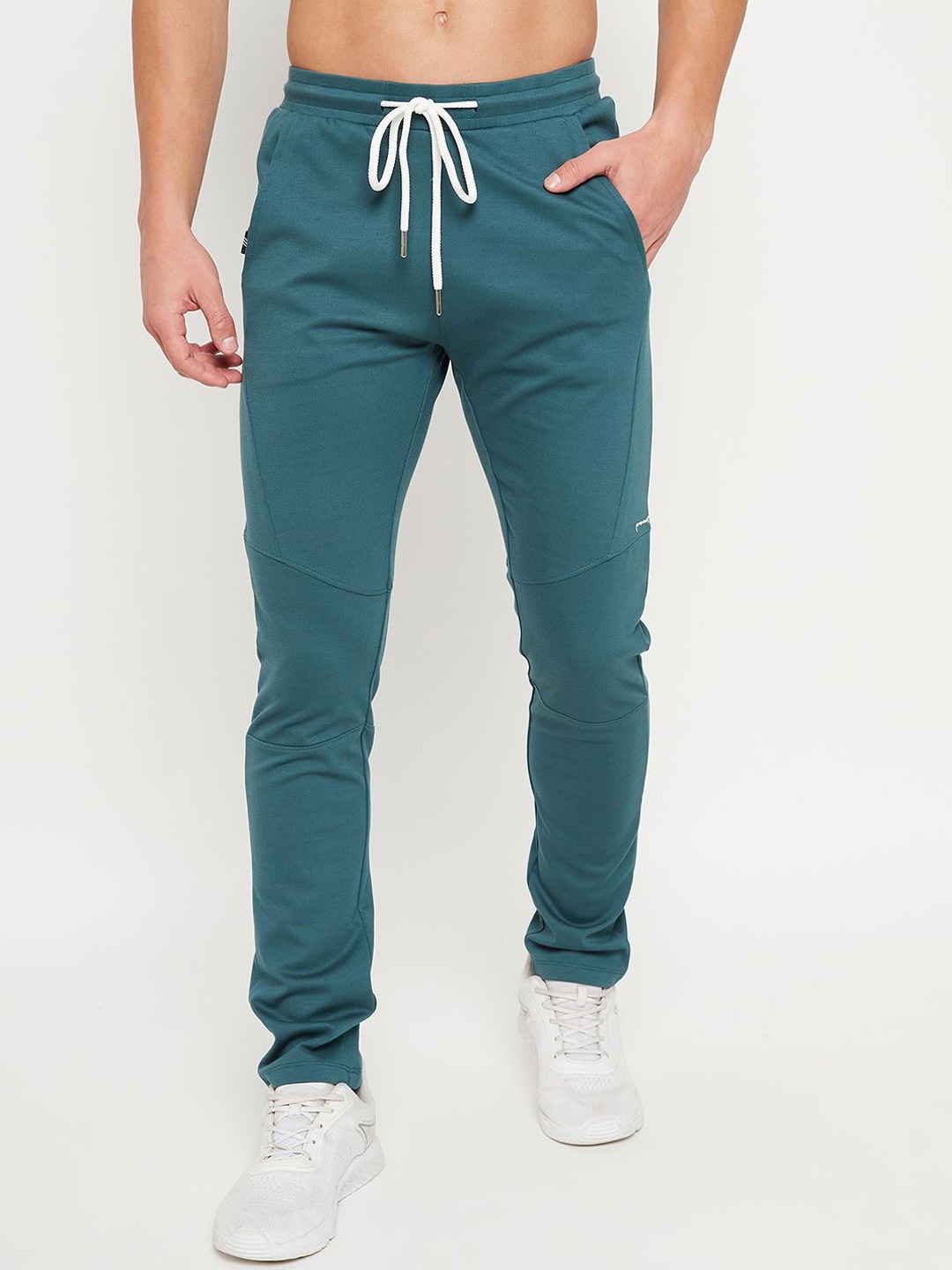 

Promount Men Cotton Mid-Rise Track Pants, Green