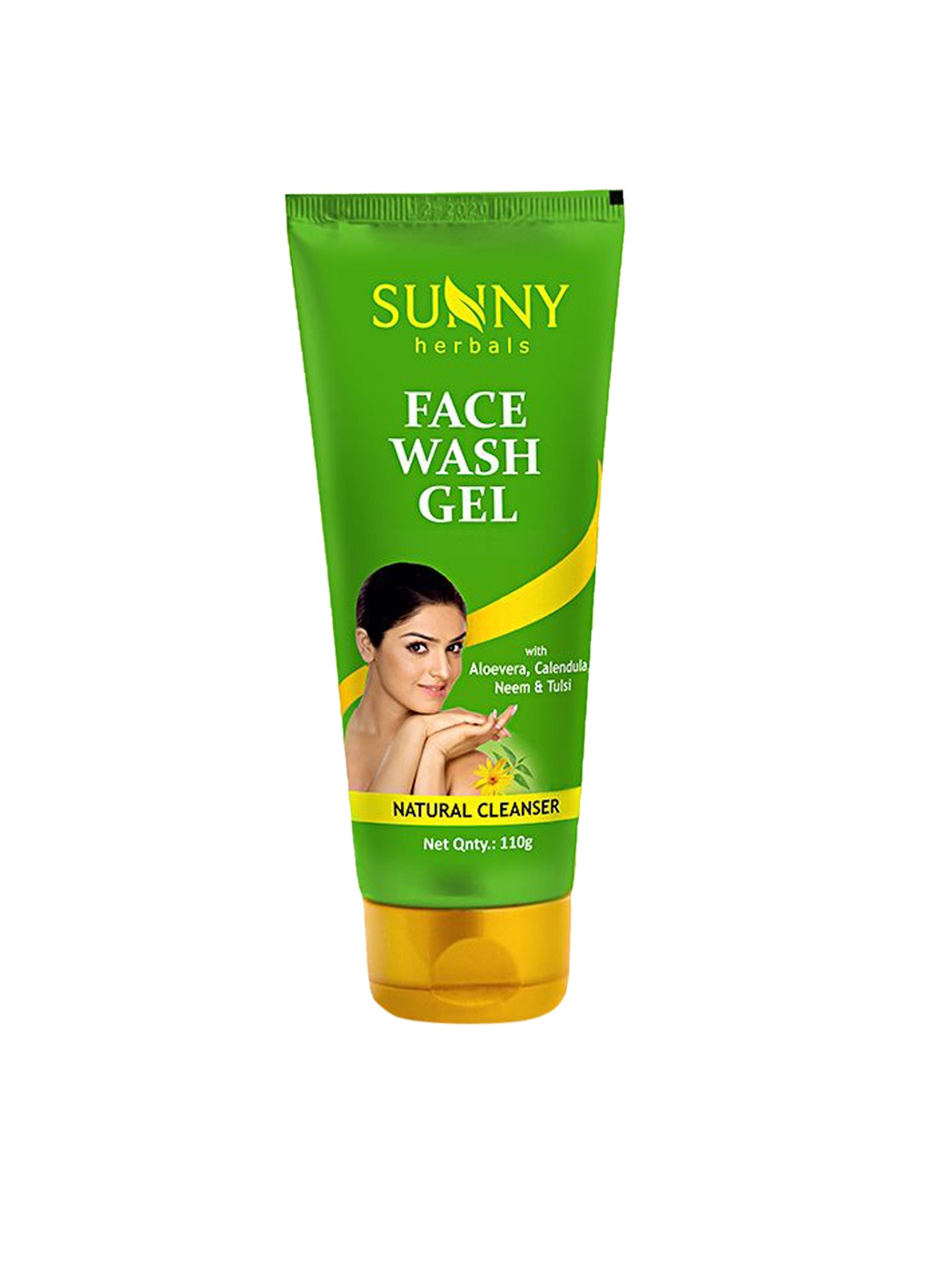 

SUNNY HERBALS Natural Cleanser Face Wash Gel With Neem & Tulsi -110 g, Green