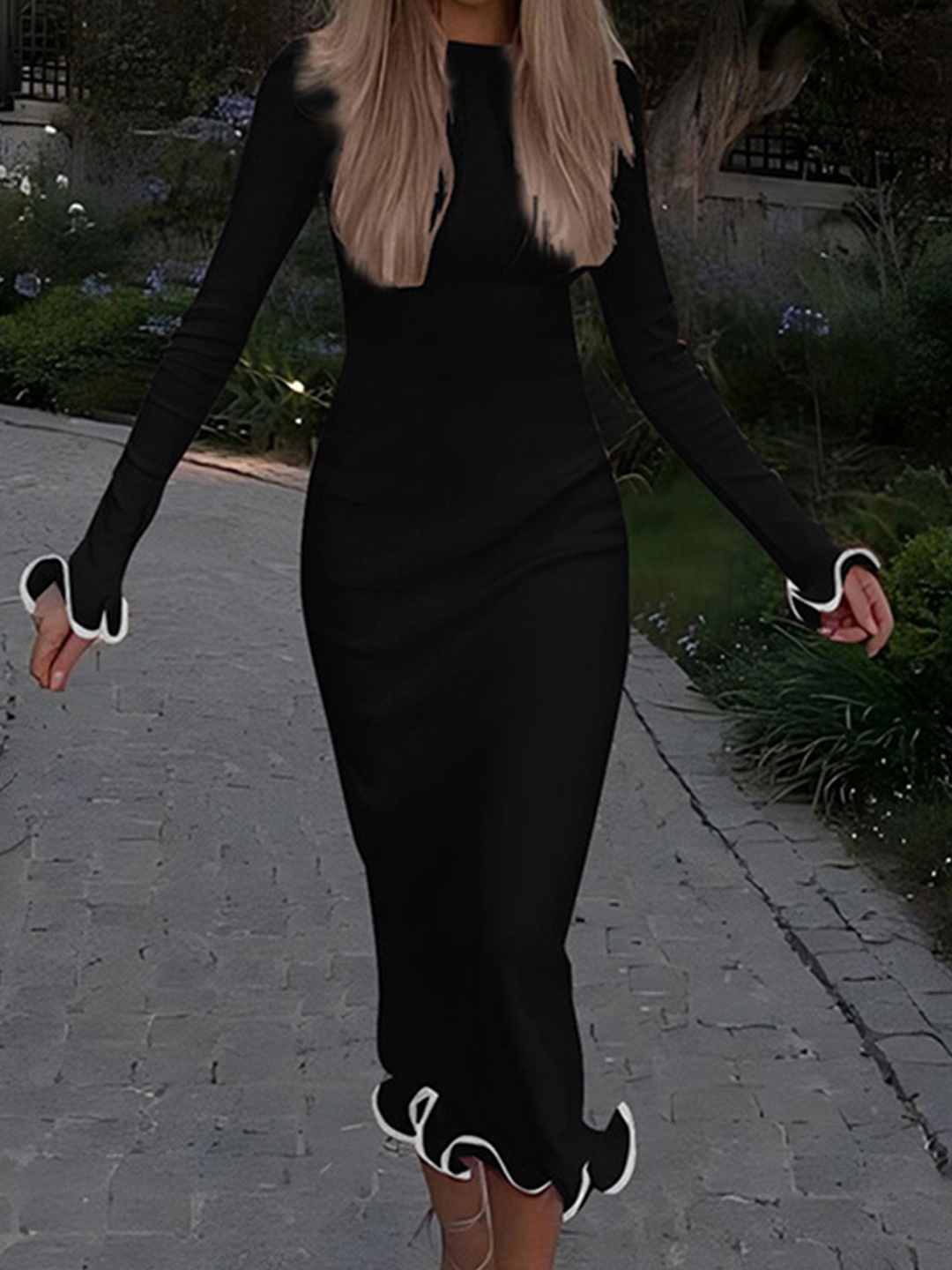 

LULU & SKY Bodycon Dress, Black