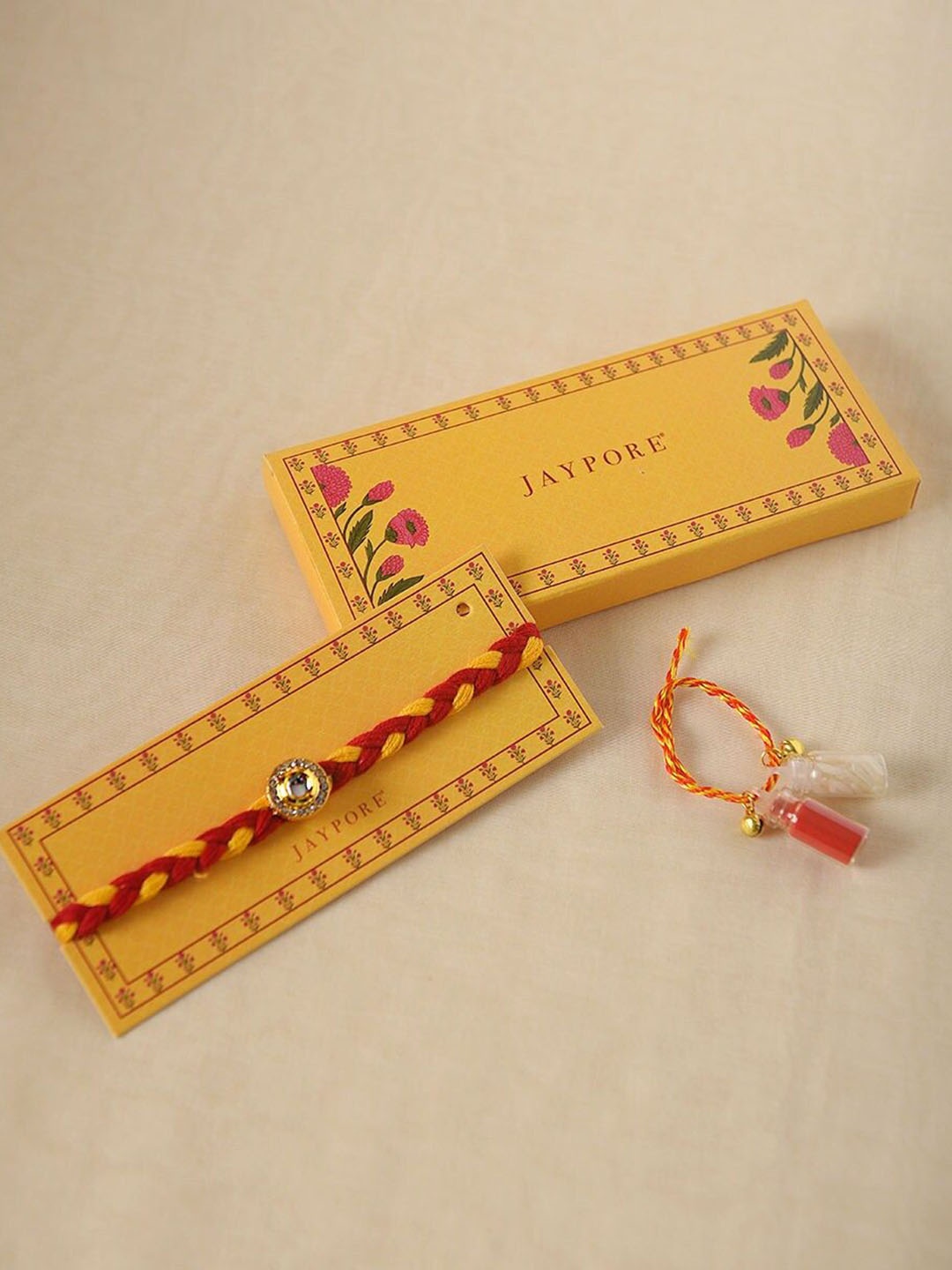 

JAYPORE Thread Rakhi, Yellow