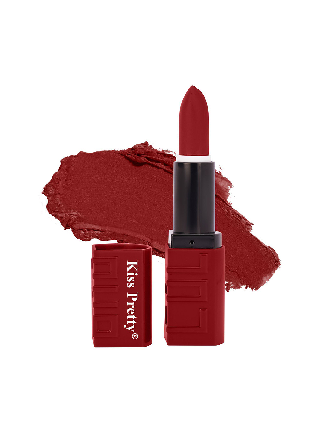 

Kiss pretty Long Lasting Non-Transfer Matte Lipstick - 3.5 g - Red Velvet