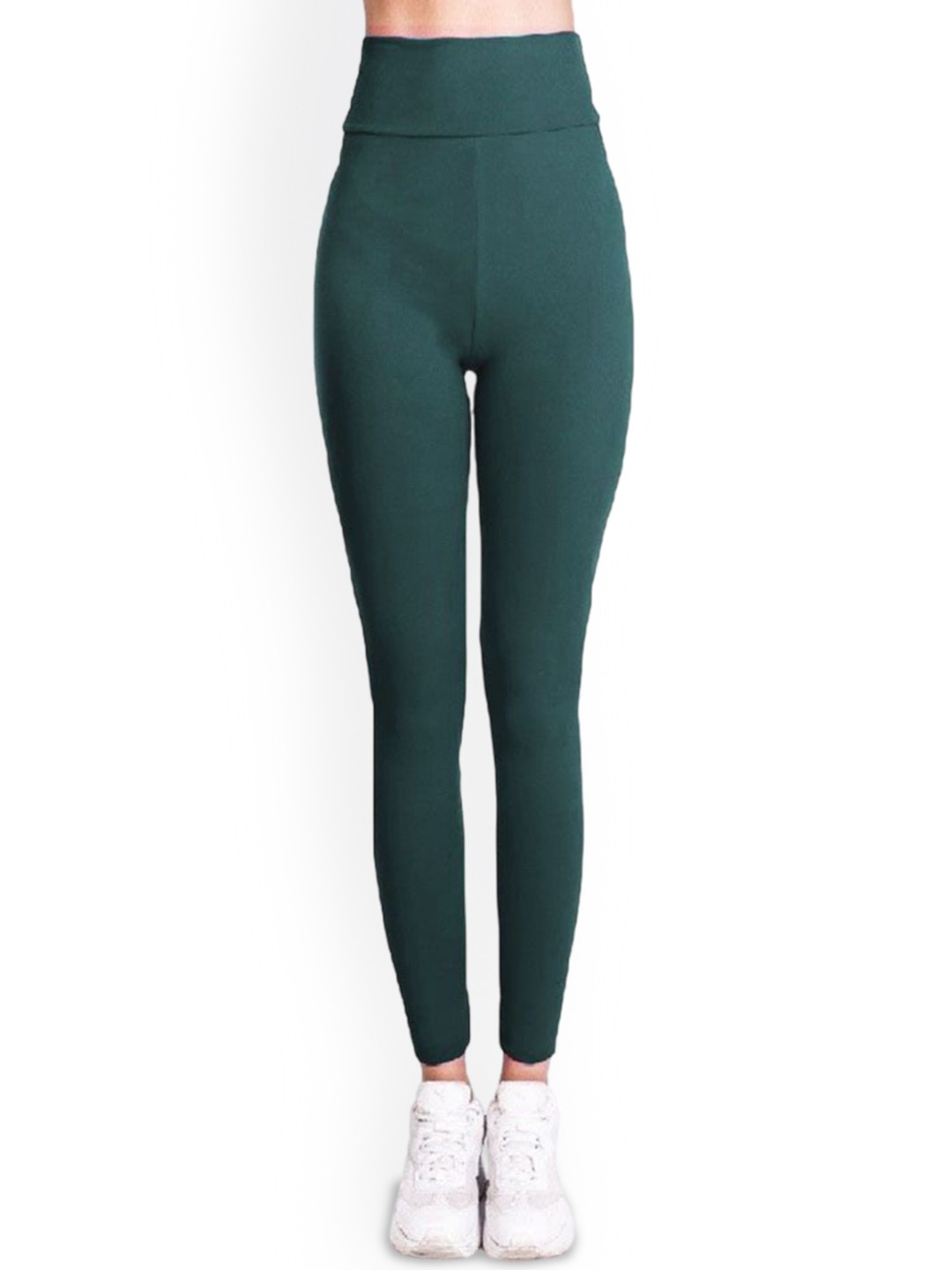 

Alexvyan High-Rise Stretchable Thermal Bottom, Green