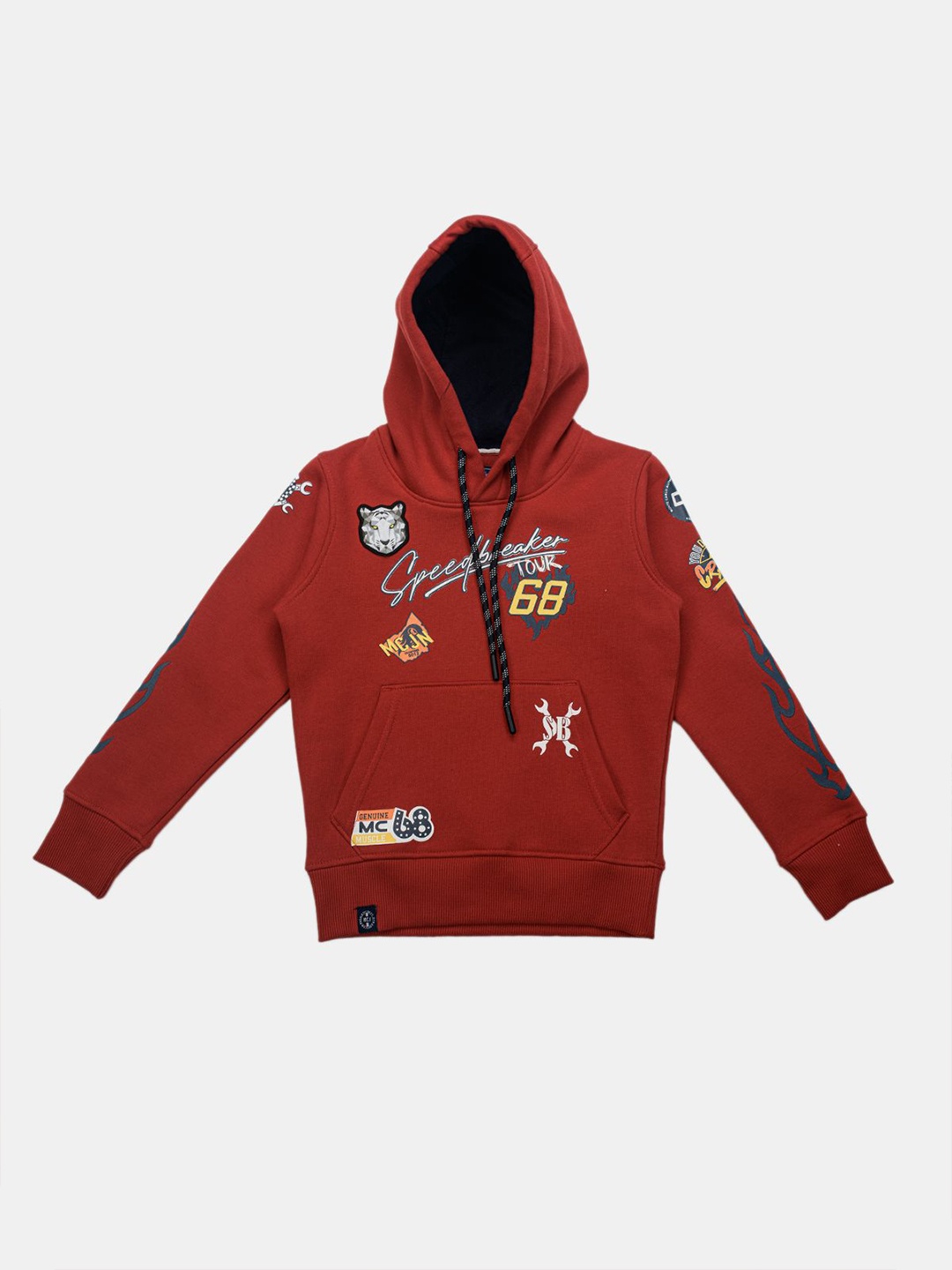 

Albion By CnM Boys Hooded Sweatshirt, Red