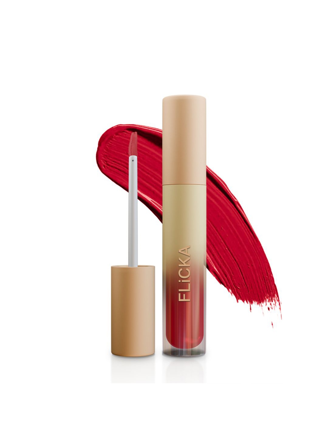

FLiCKA R U Ready Long Lasting Liquid Matte Lipstick - 5 ml - Hot Girl 02, Red