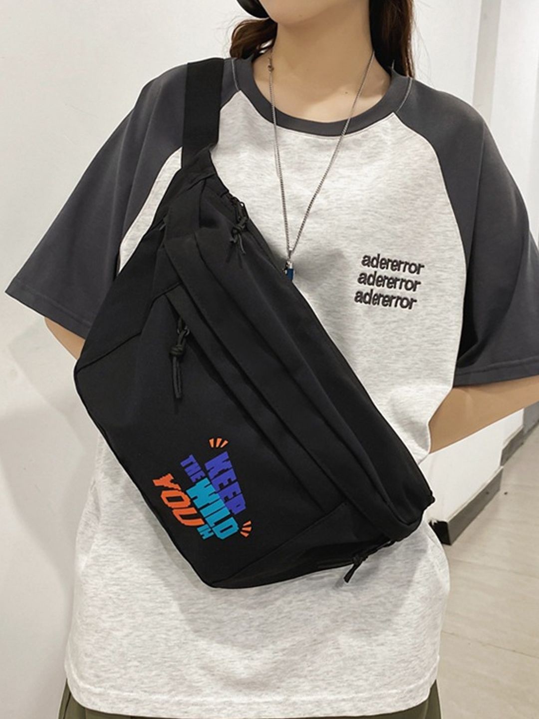 

StyleCast Checked Fanny Pack, Na