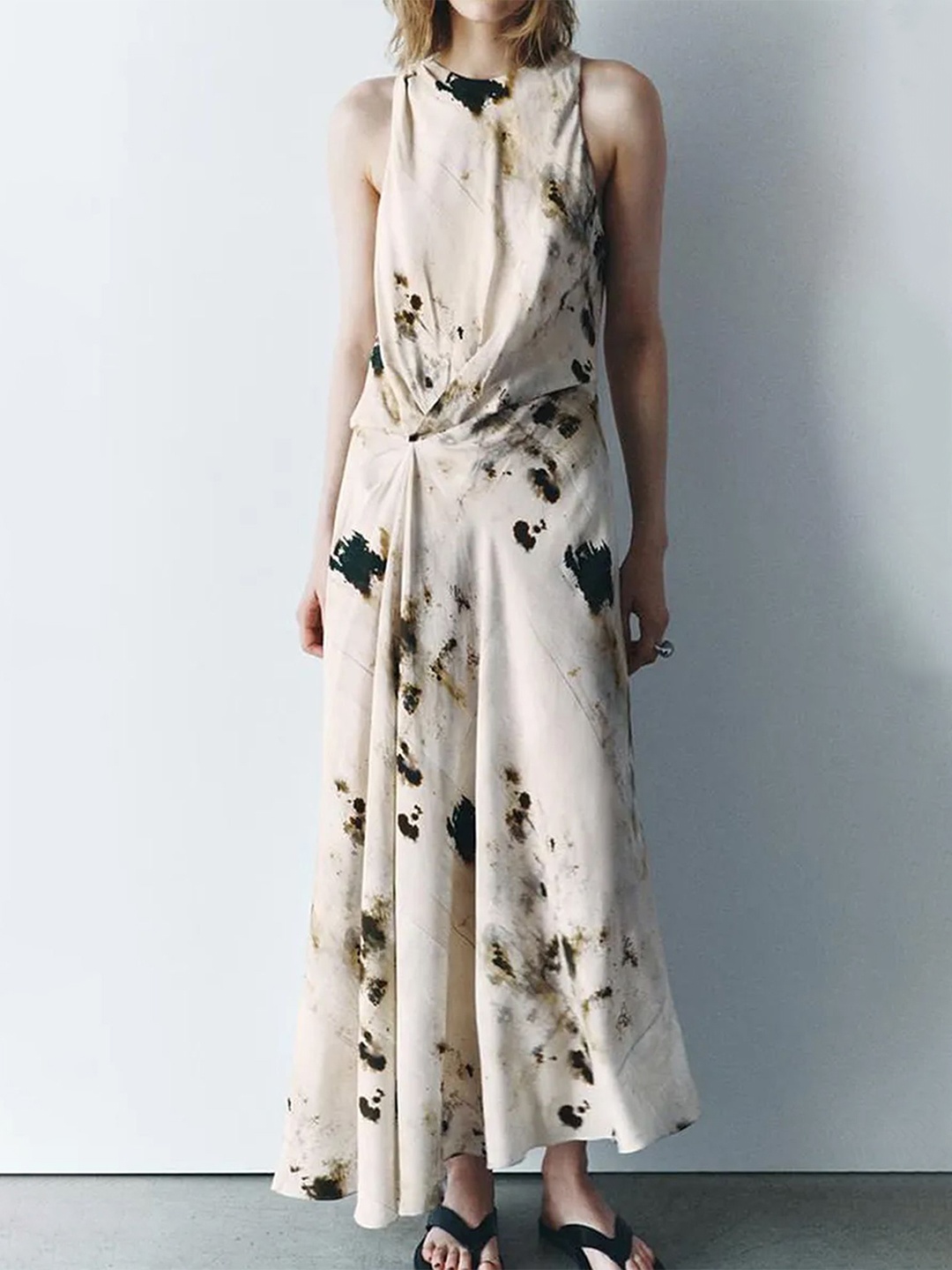 

LULU & SKY Floral Print Maxi Dress, Multi