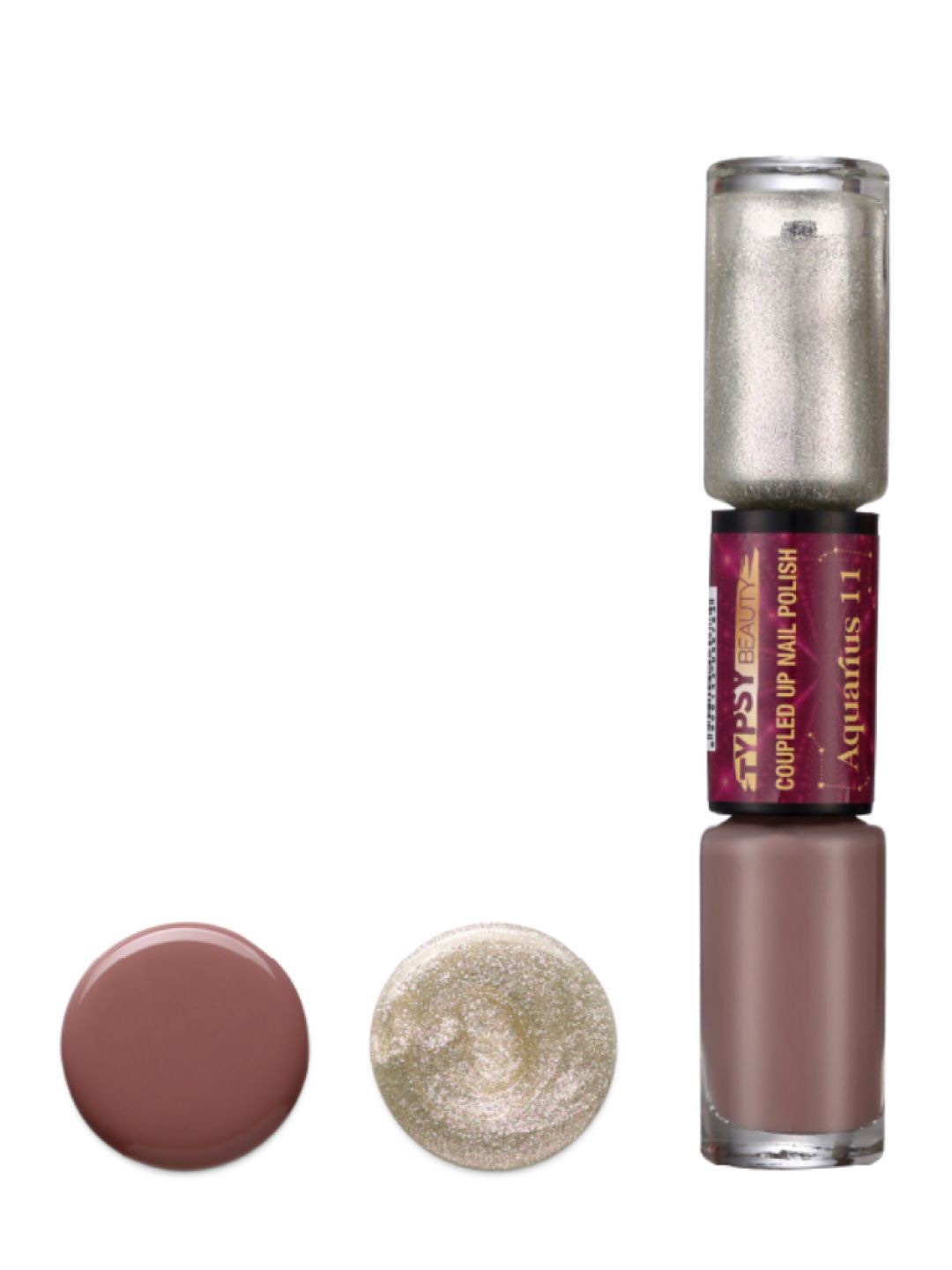 

Typsy Beauty Coupled Up Nail Polish-10ml Shade-Aquarius 11, Brown