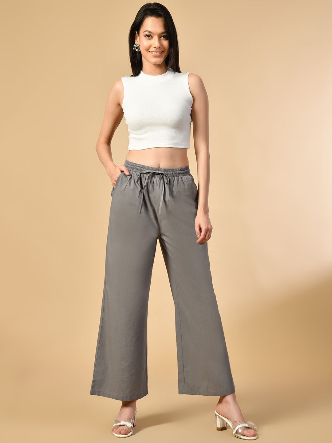 

all about you Women Trousers, Grey