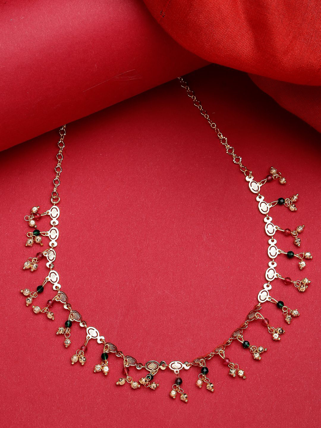 

NVR Girls Brass Gold-Plated Handcrafted Chain