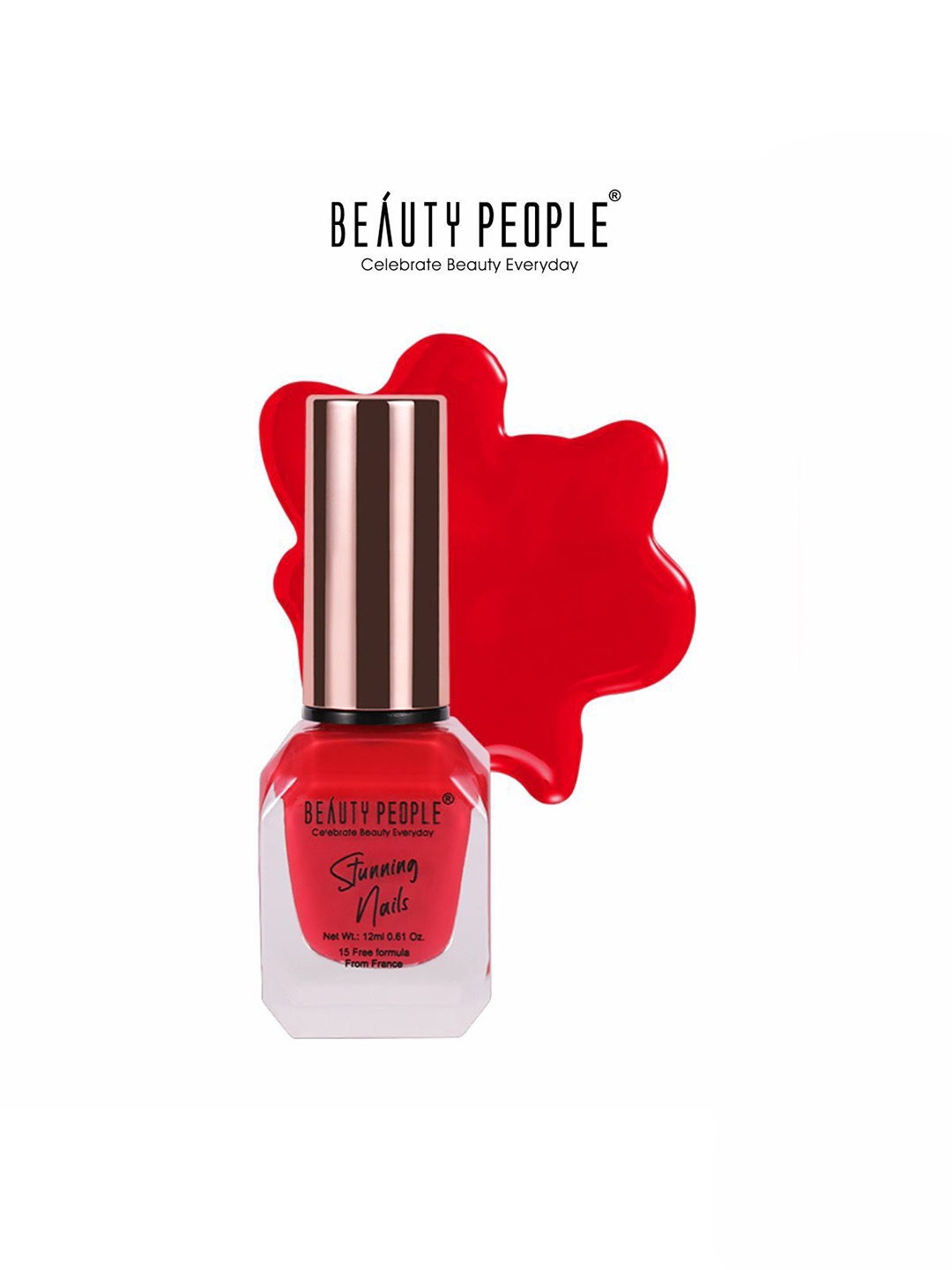 

Beauty People Stunning Nail Polish Shade-Sexy Red-BP-22-12 ml