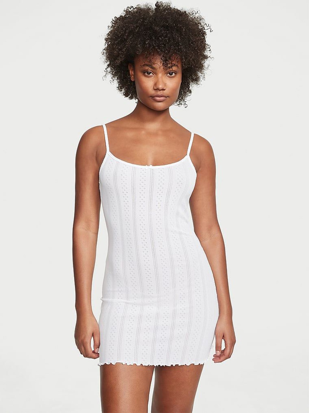 

Victoria's Secret Striped Nightdress, White