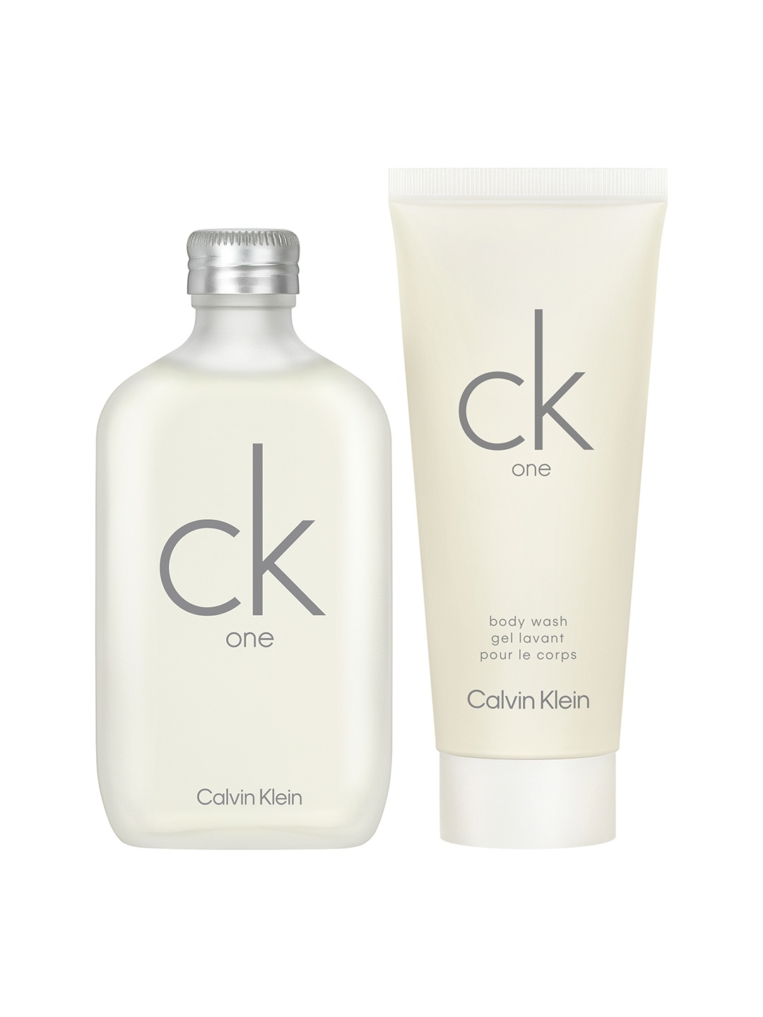 

Calvin Klein One Fragrance Gift Set - Eau de Toilette 100ml & Shower Gel 100ml, Off white