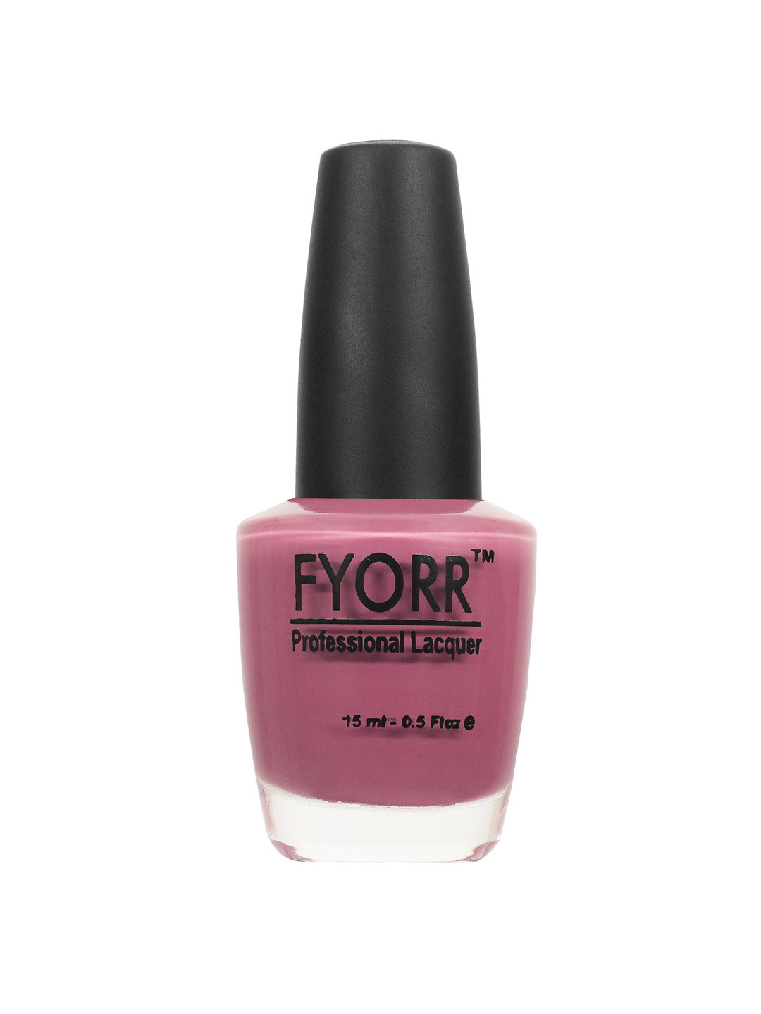 

FYORR Professional Lacquer Long Lasting Nail Polish - 15ml - Mauve Nail- 18, Pink