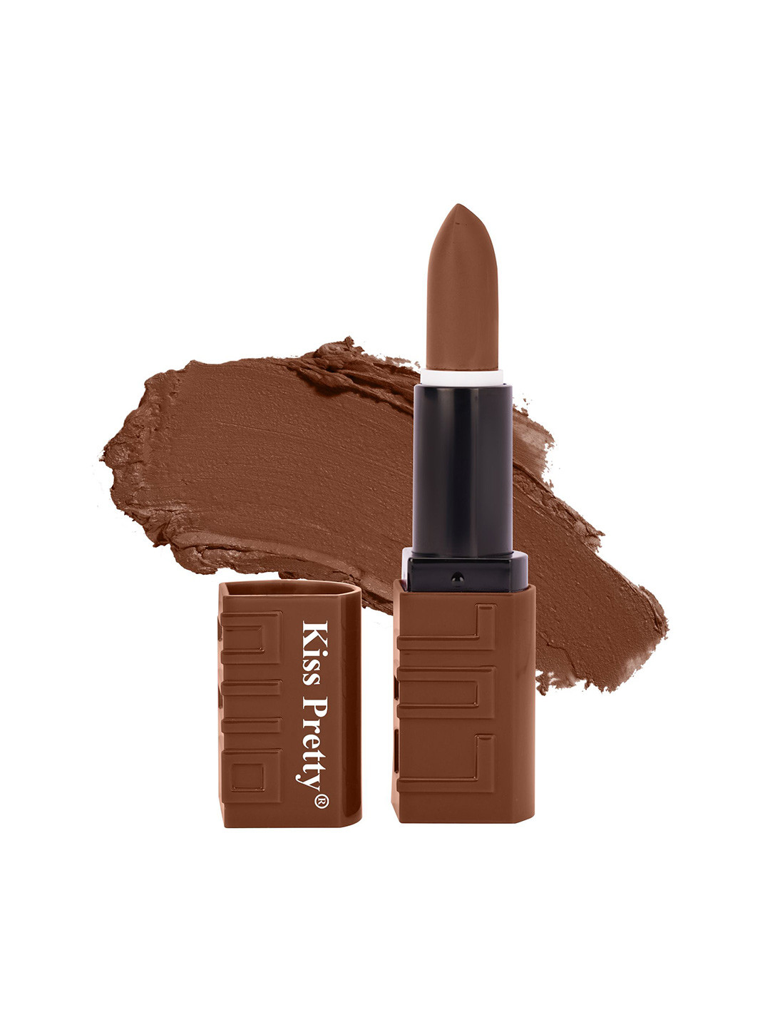 

Kiss pretty Long Lasting Non Transfer Matte Lipstick - 3.5 g - Nudeit, Brown
