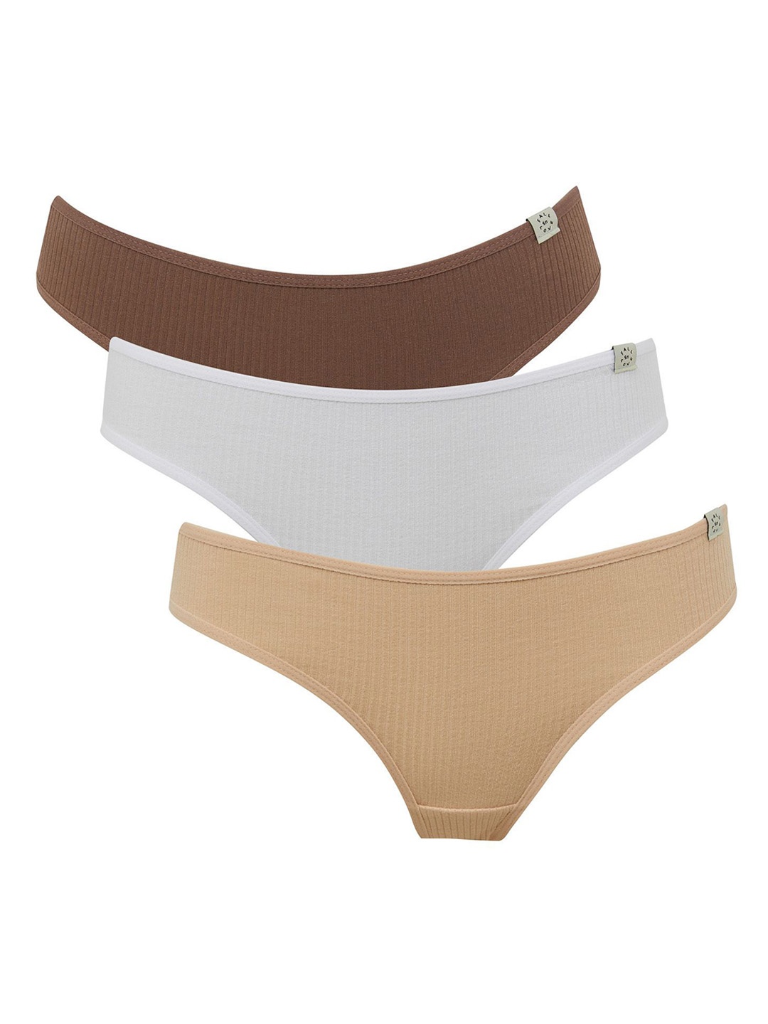 

DeFacto Pack Of 3 Mid Rise Basic Briefs 235756814, White