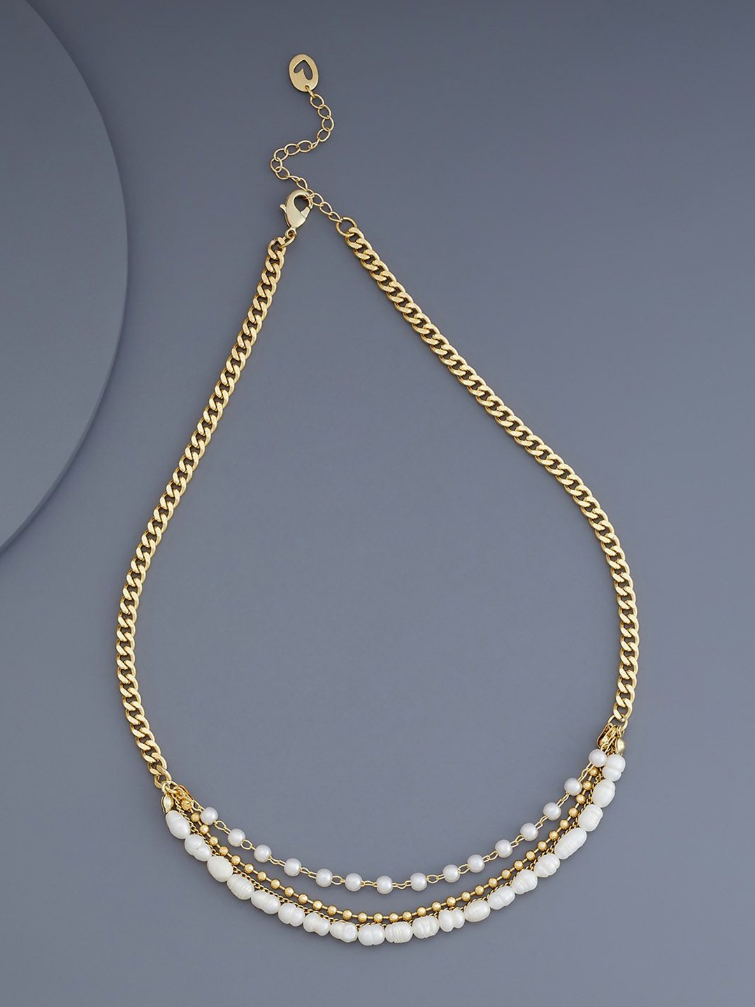 

Kushal's Fashion Jewellery Copper Gold-Plated Necklace