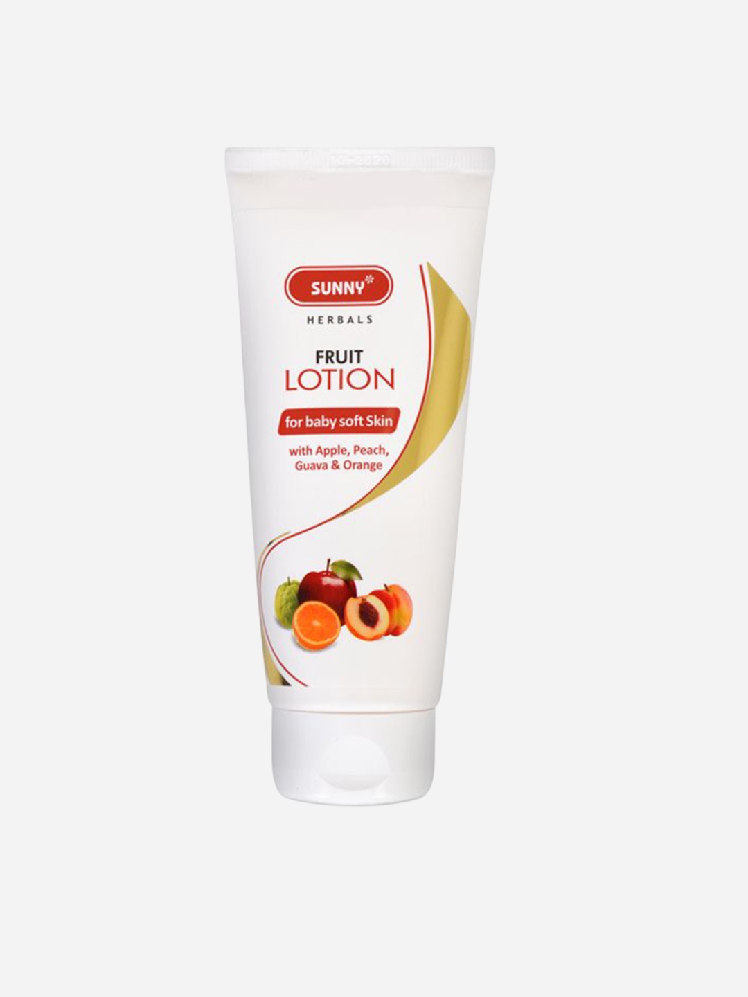 

SUNNY HERBALS Fruit Lotion With Apple-Peach-Guava & Orange- 100 ml, Off white