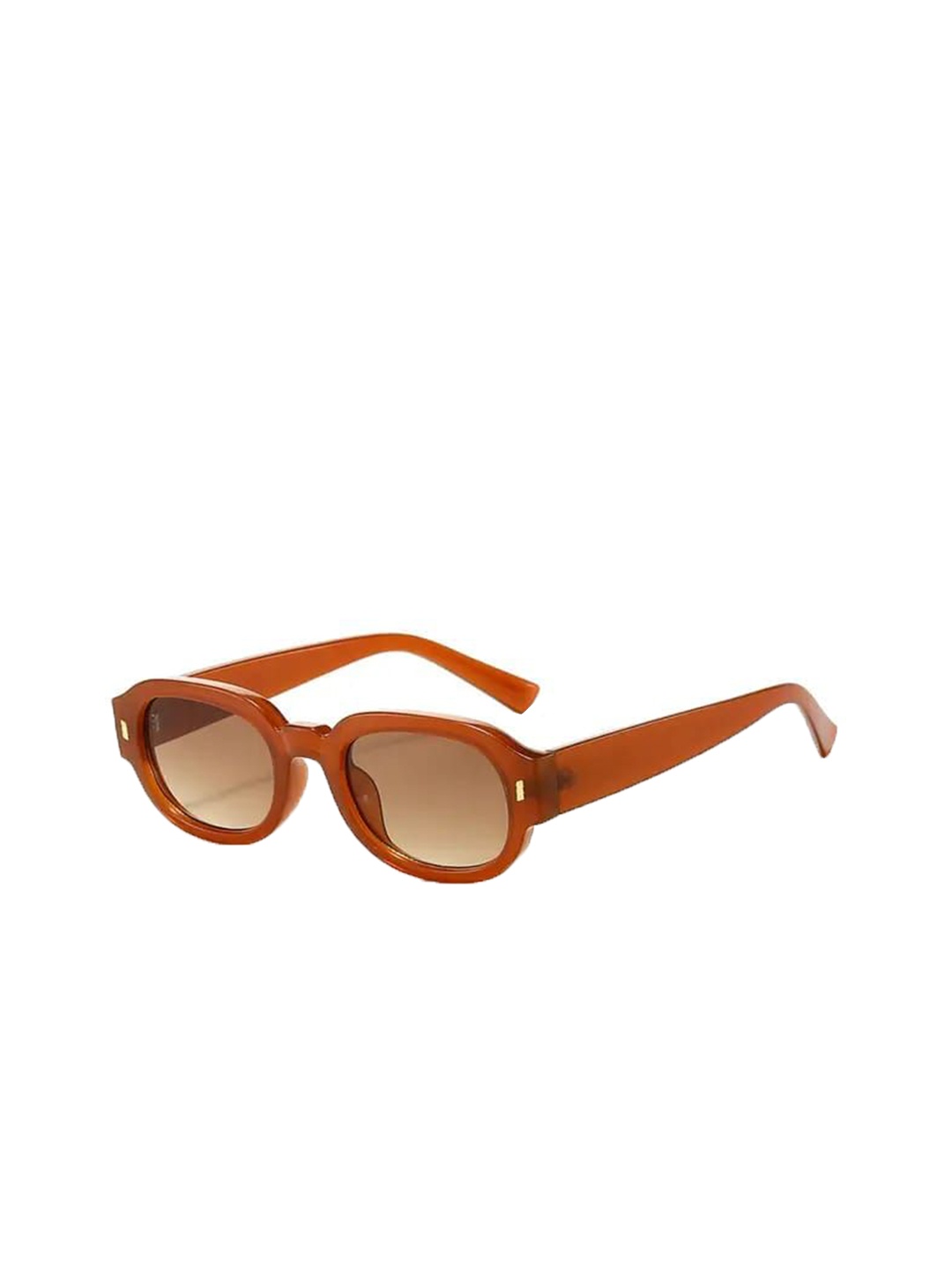 

Project Shades Unisex Oval Sunglasses with UV Protected Lens, Brown